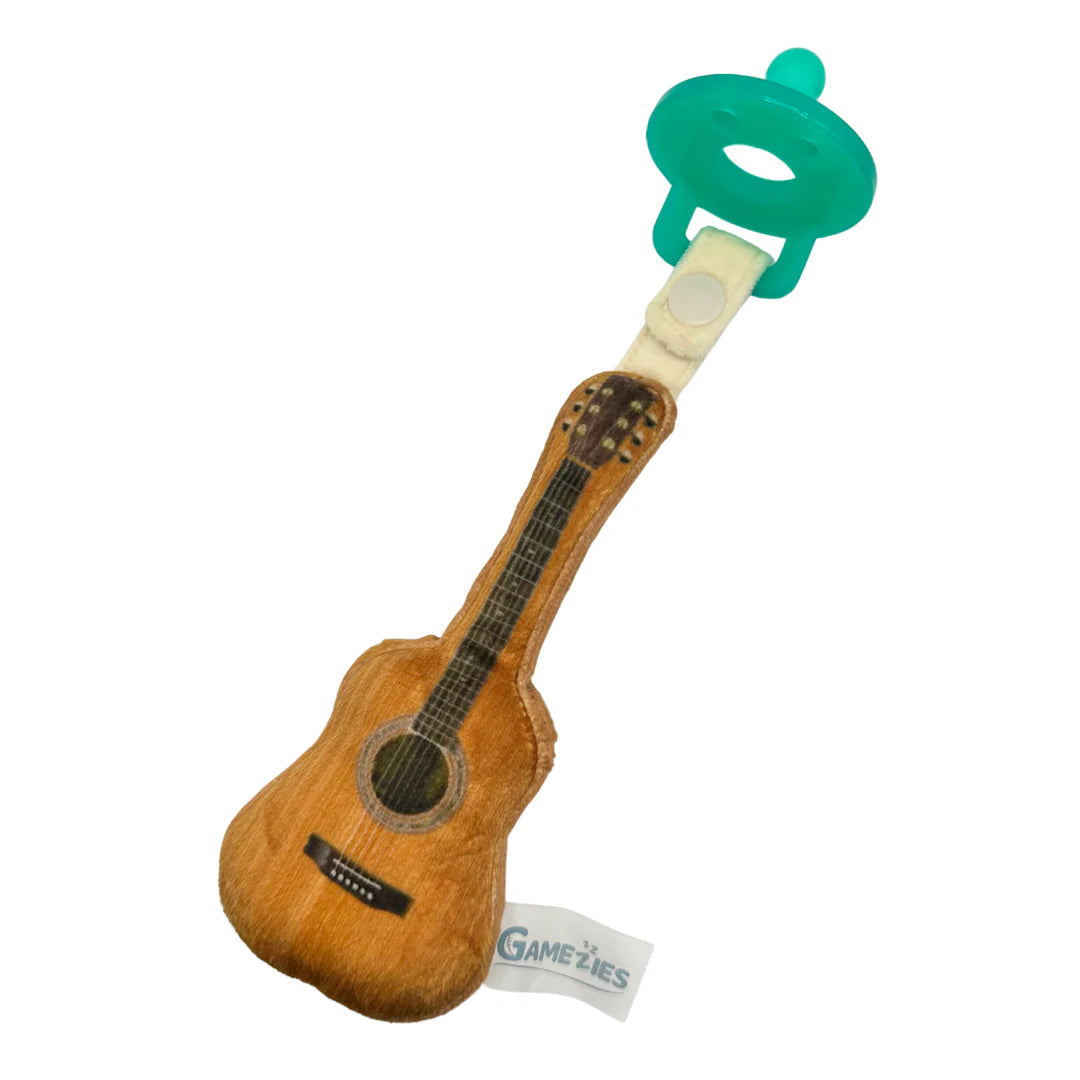 Gamezies Guitar Plush Pacifier - Twinkle Twinkle Little One