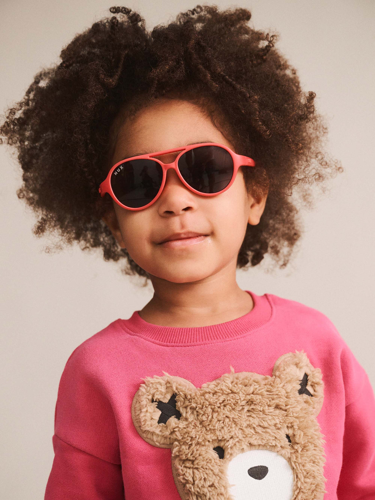 Furry Huxbear Sweatshirt - Dusty Berry