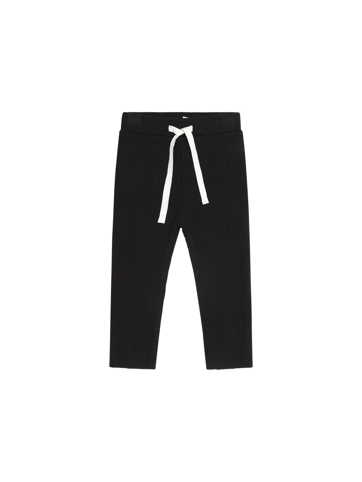 Black Rib Legging - Black