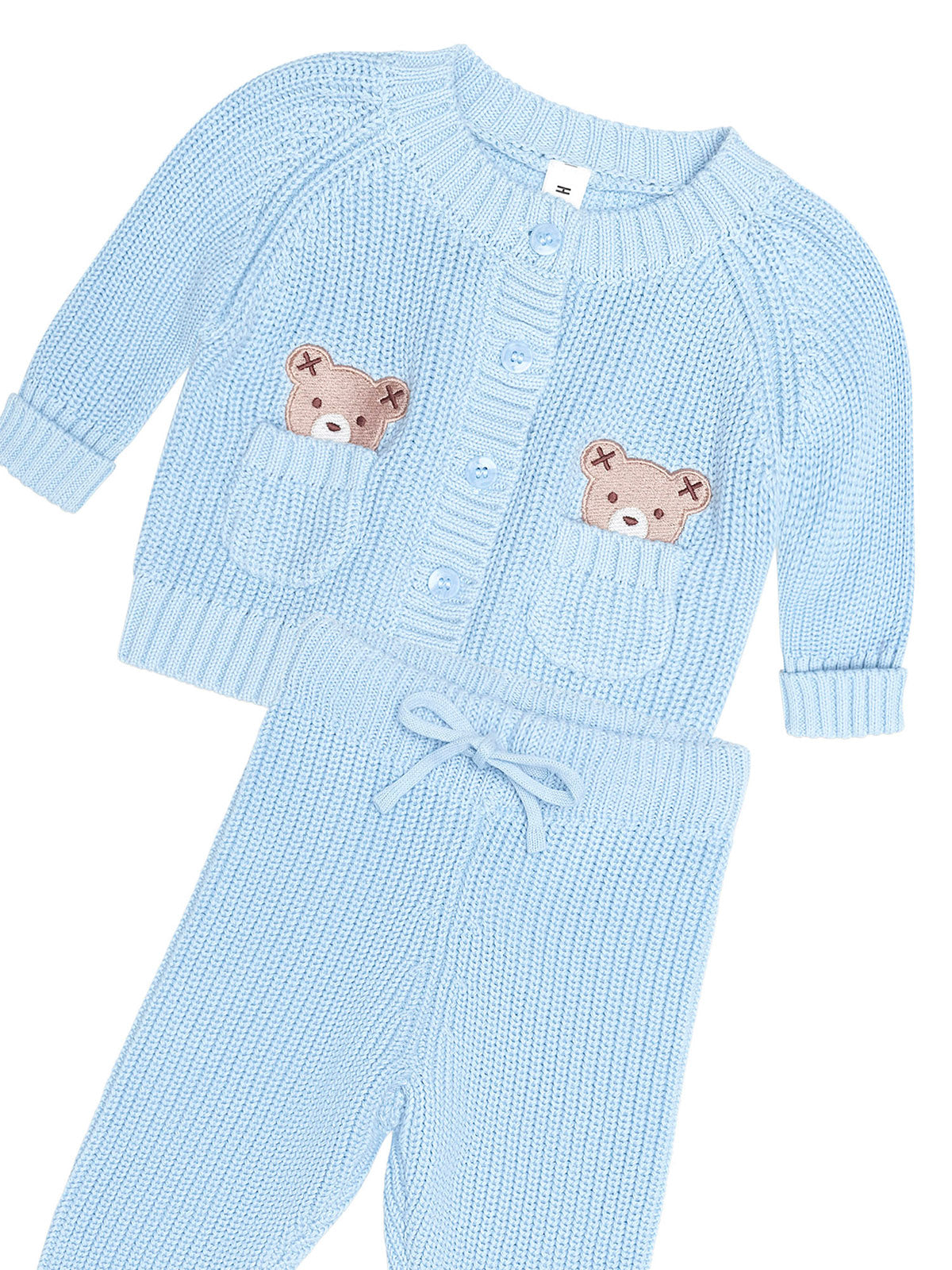 My First Hux 2PC Newborn Set - Baby Blue