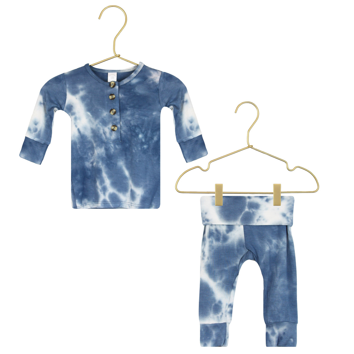 Heath Top, Bottom & Top Knot Hat Set - Twinkle Twinkle Little One