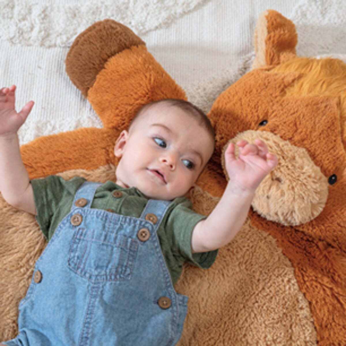 Hetty Highland Cow Baby Mat