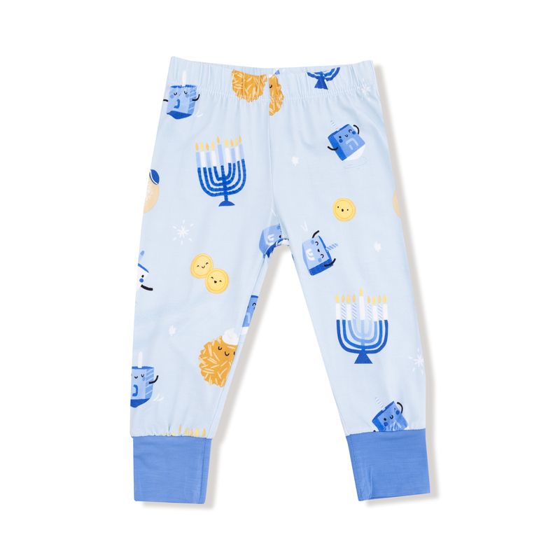 Hanakkah Blue Long Sleeve Loungewear Set - Twinkle Twinkle Little One