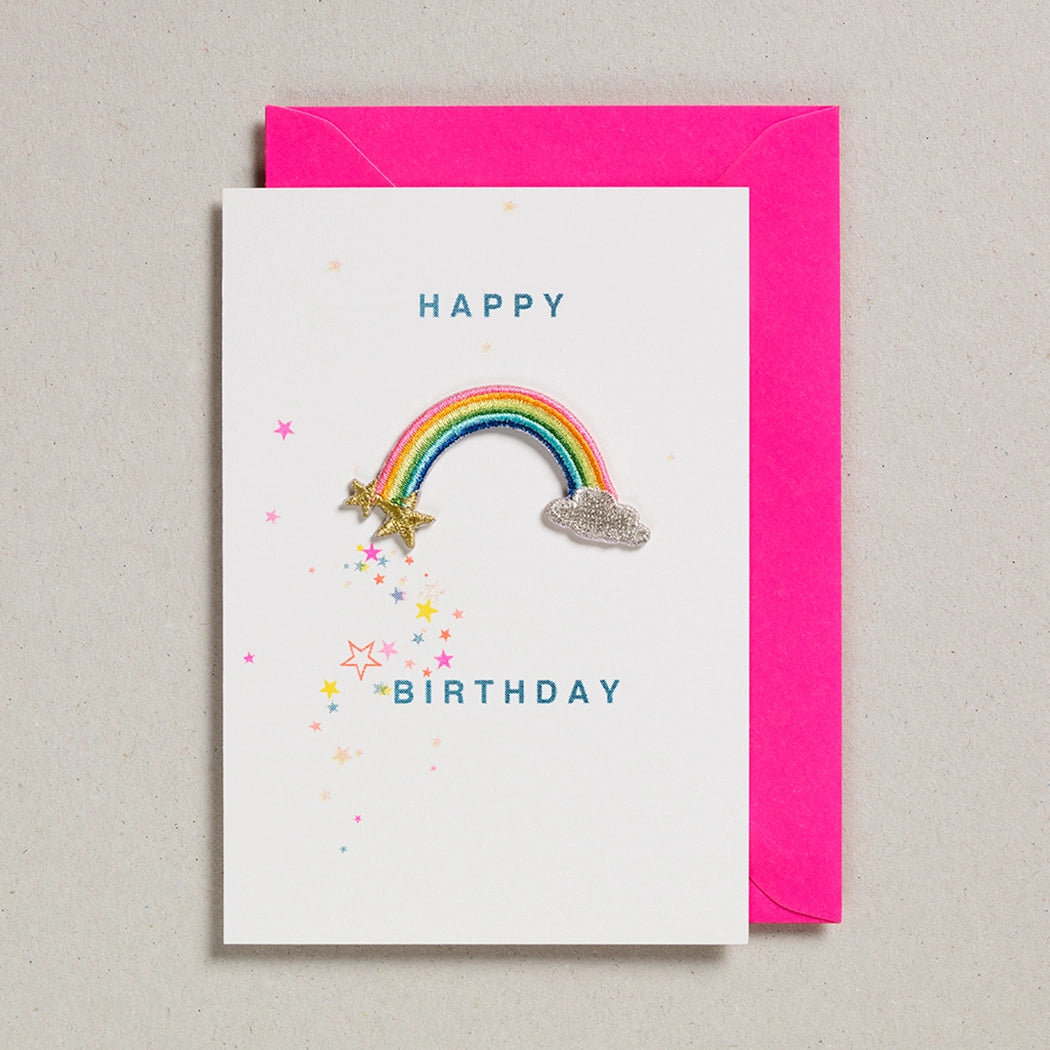 Happy Birthday Rainbow Card - Twinkle Twinkle Little One