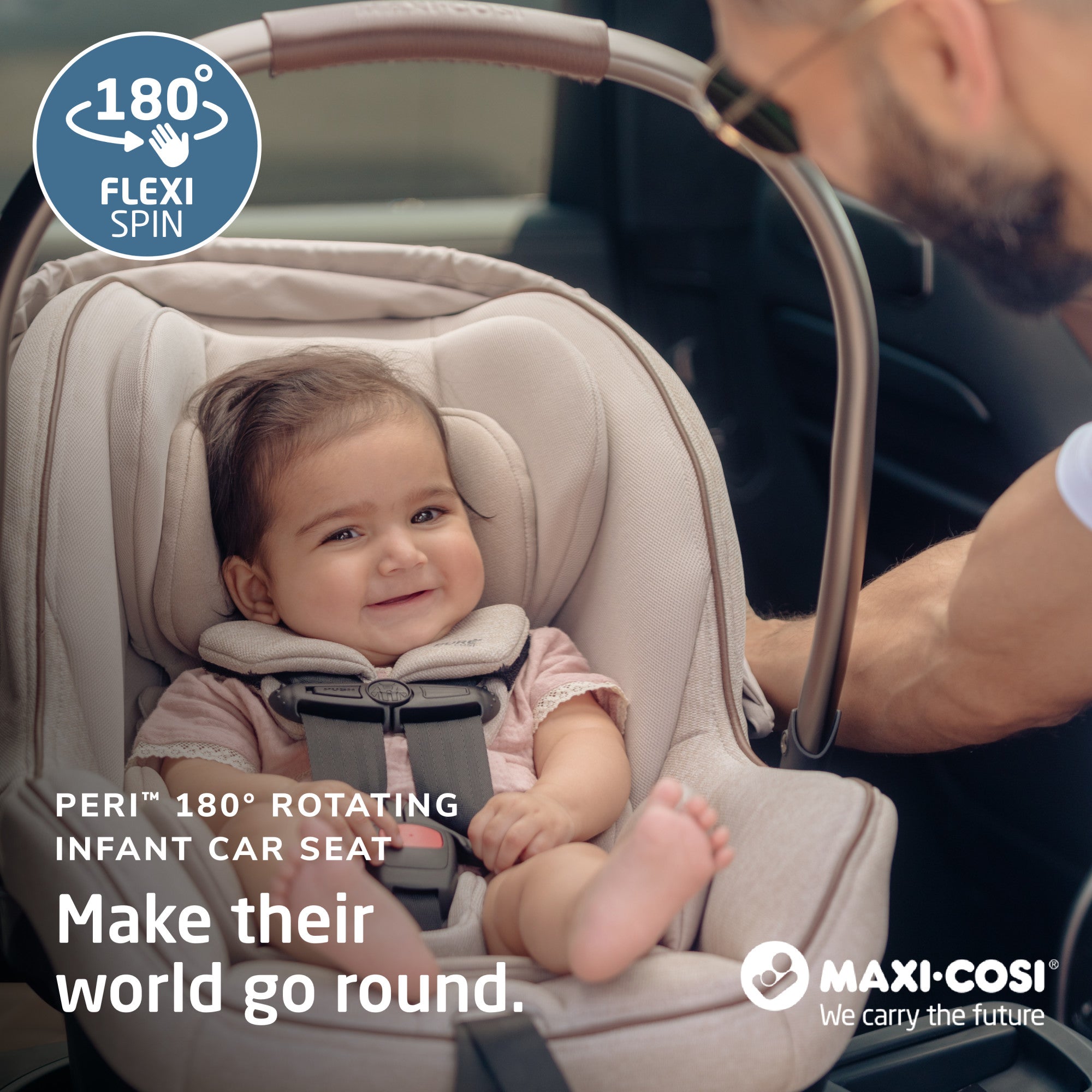 Maxi-Cosi Peri 180° Rotating Infant Car Seat - Twinkle Twinkle Little One