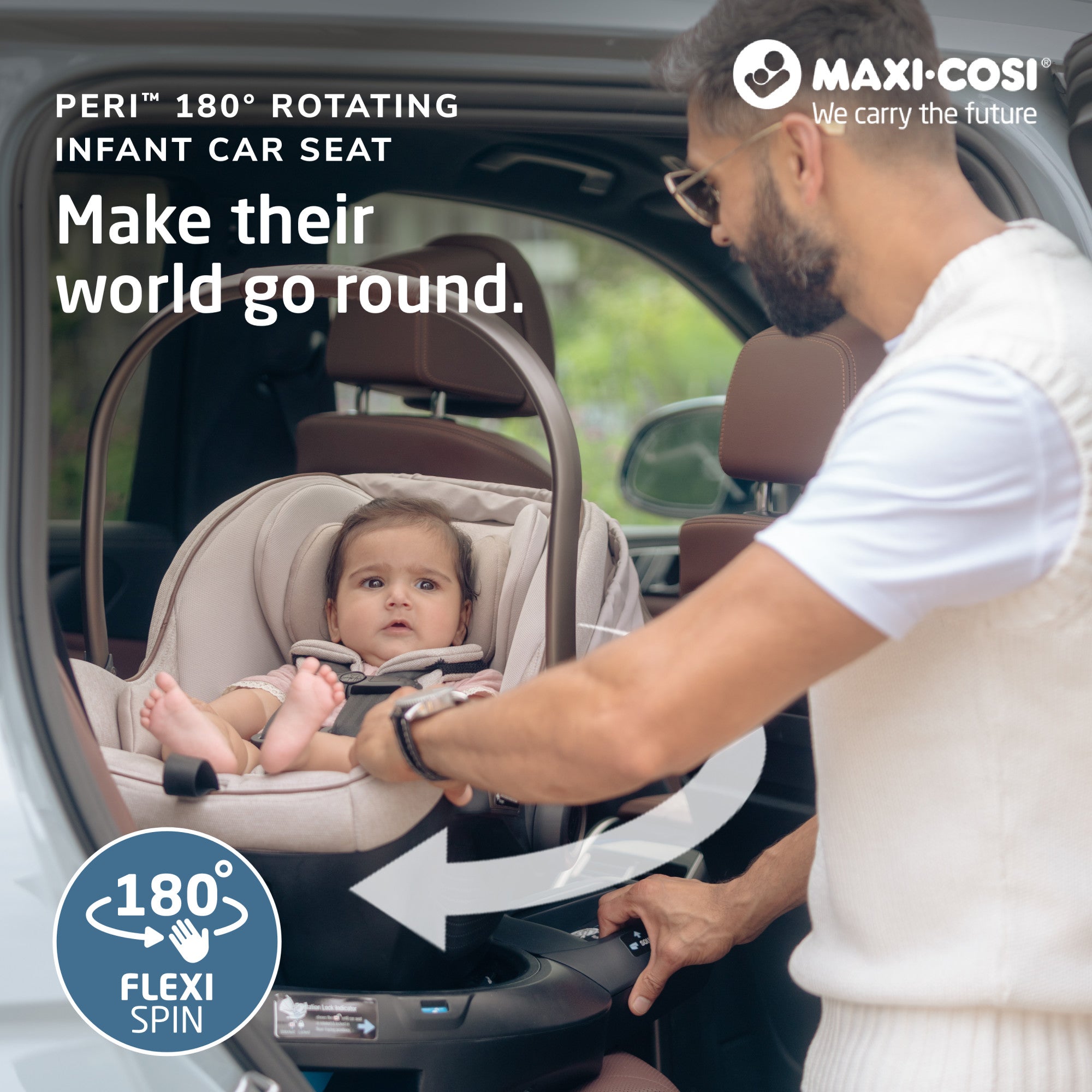 Maxi-Cosi Peri 180° Rotating Infant Car Seat - Twinkle Twinkle Little One