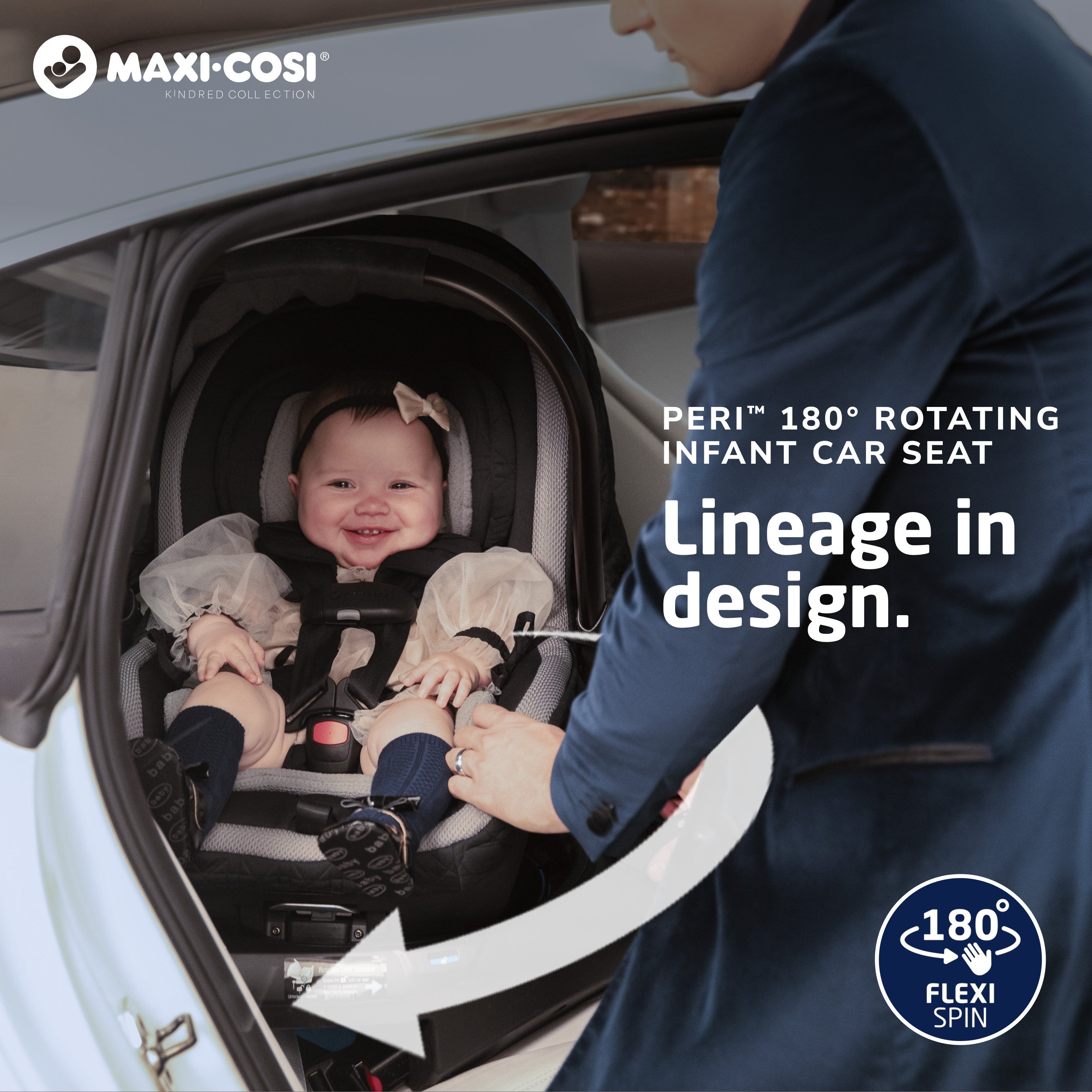 Maxi-Cosi Kindred Peri 180° Rotating Infant Car Seat - Twinkle Twinkle Little One