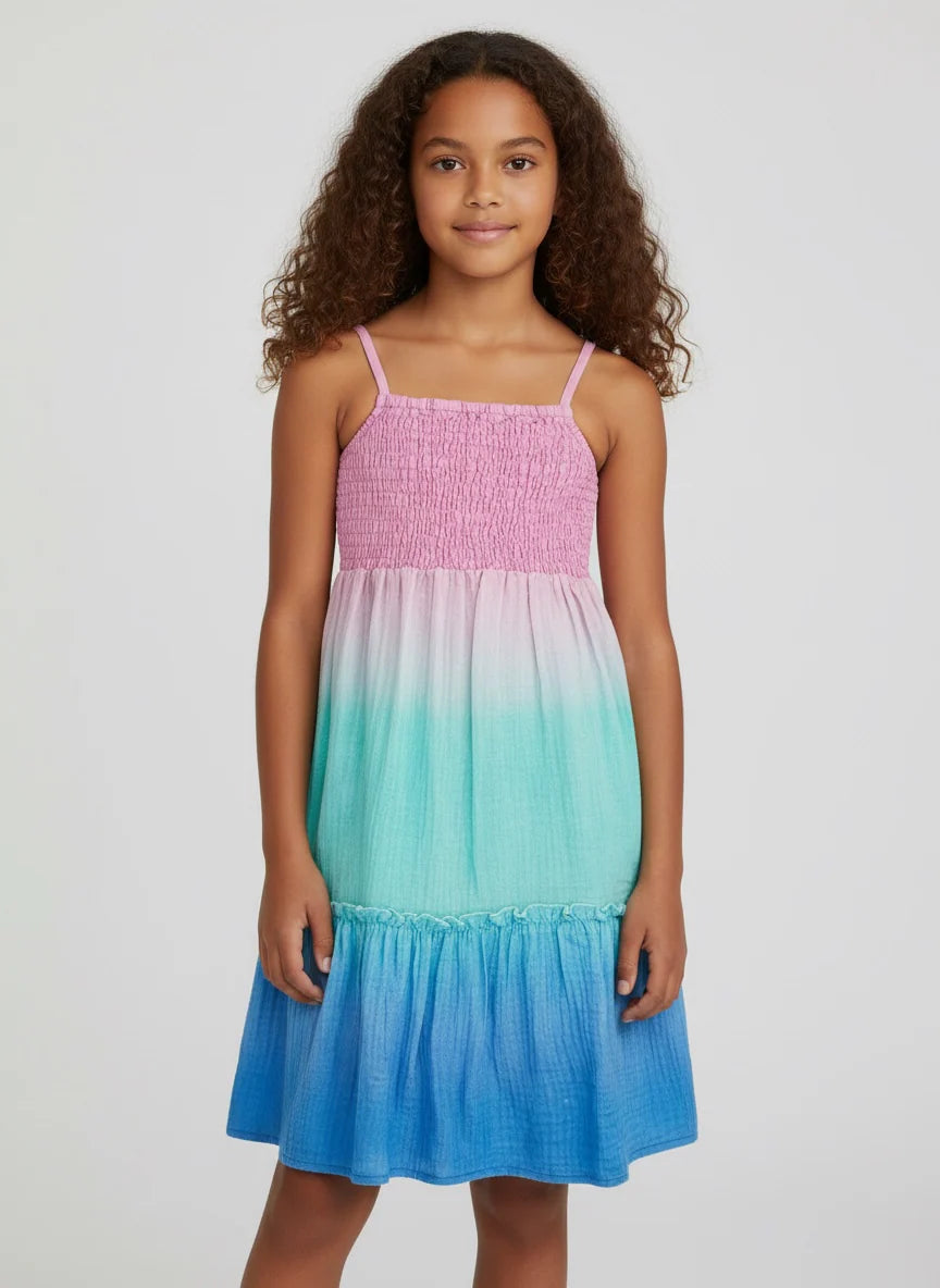 Marina Dress - Dip-Dye
