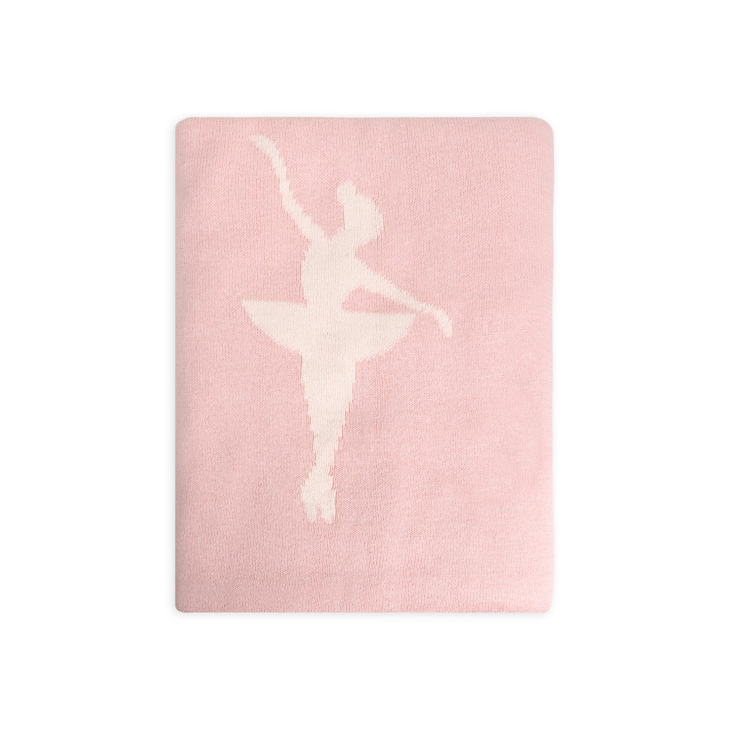 Ballerina Tutu 3D Organic Cotton - Jacquard Sweater Knit Baby Blankets