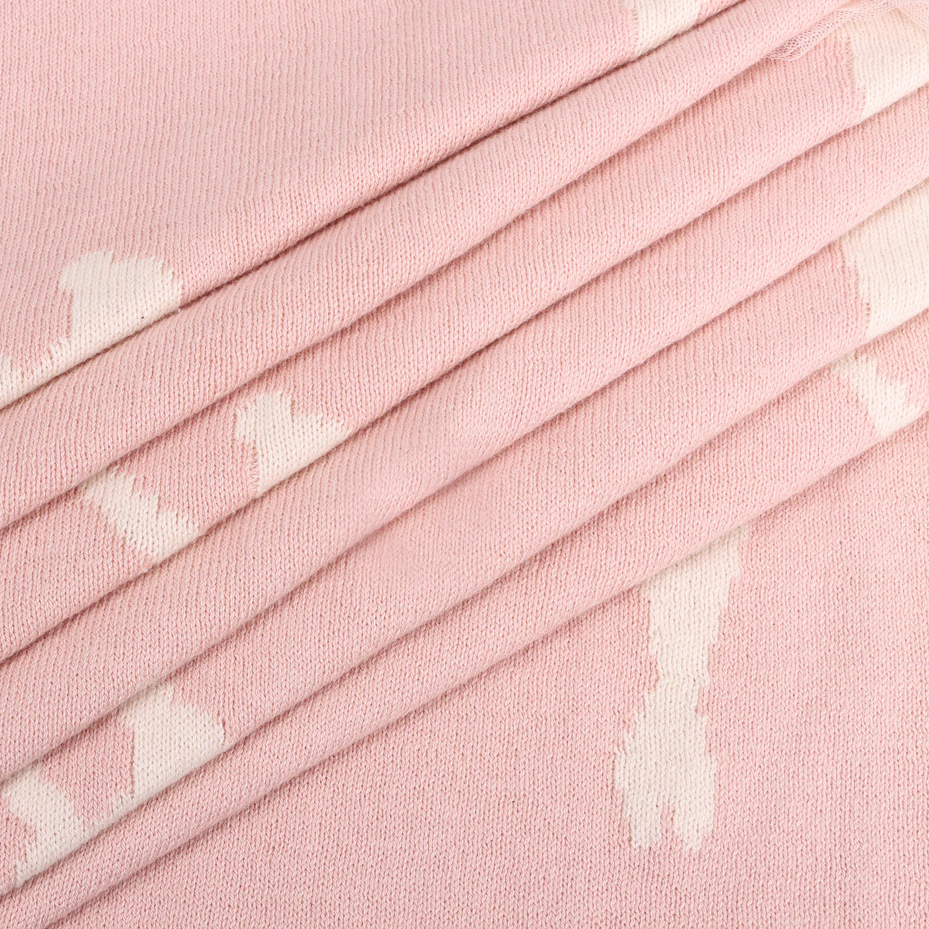 Ballerina Tutu 3D Organic Cotton - Jacquard Sweater Knit Baby Blankets