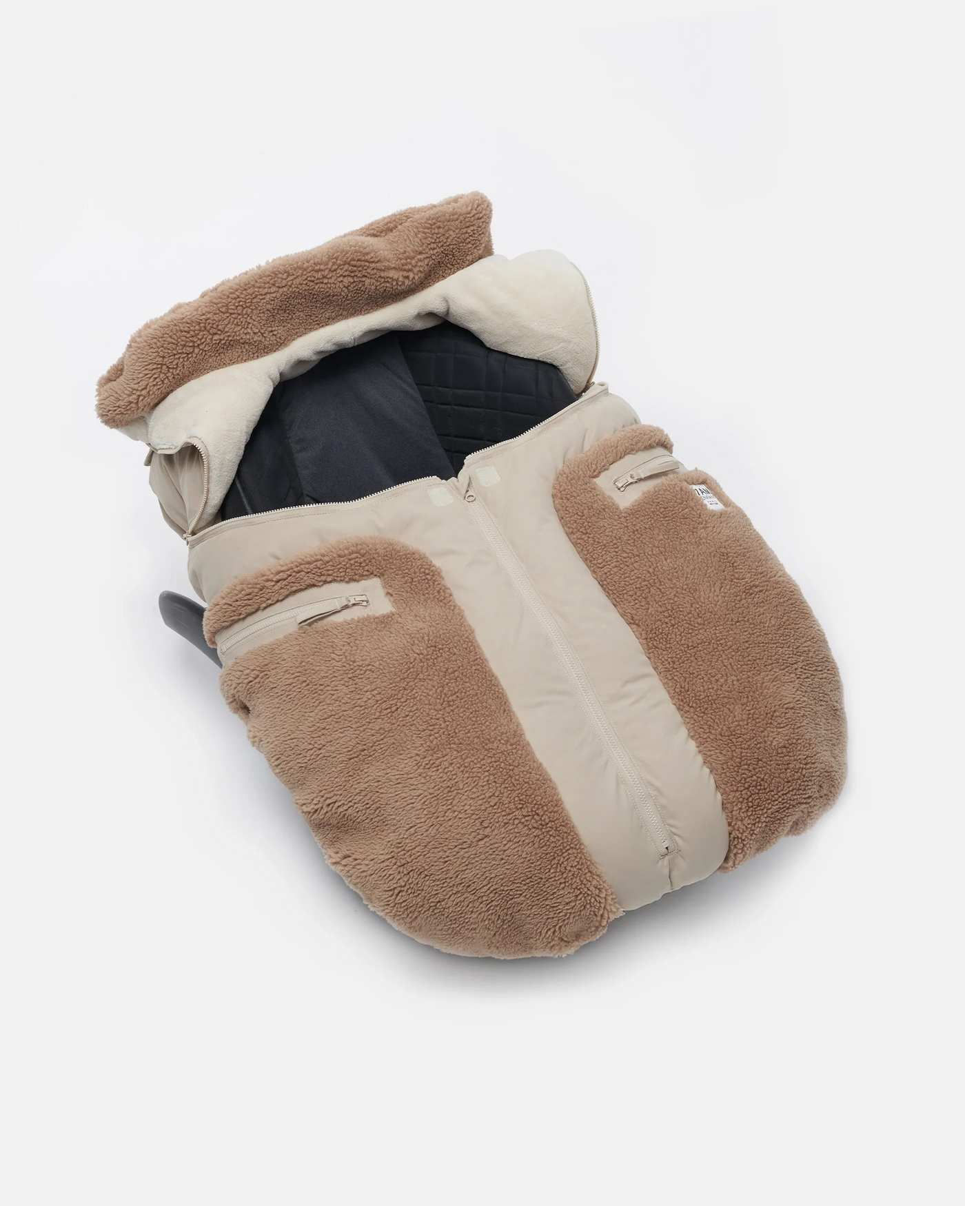 7 A.M. Enfant Car Seat Cocoon - Cappuccino Applique - Twinkle Twinkle Little One
