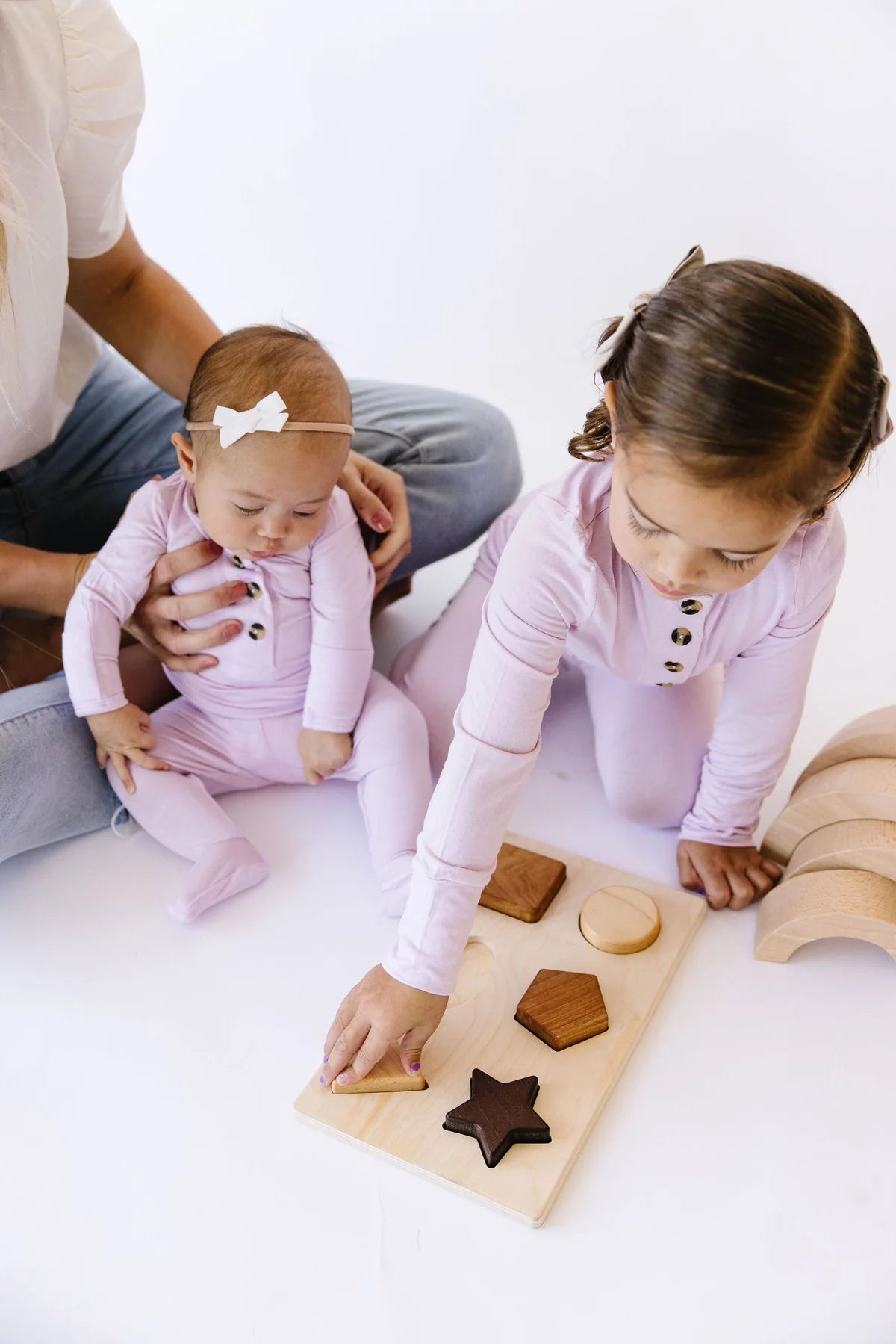 Lou Lou & Company Isabelle Top, Bottoms + Headband Set - Twinkle Twinkle Little One