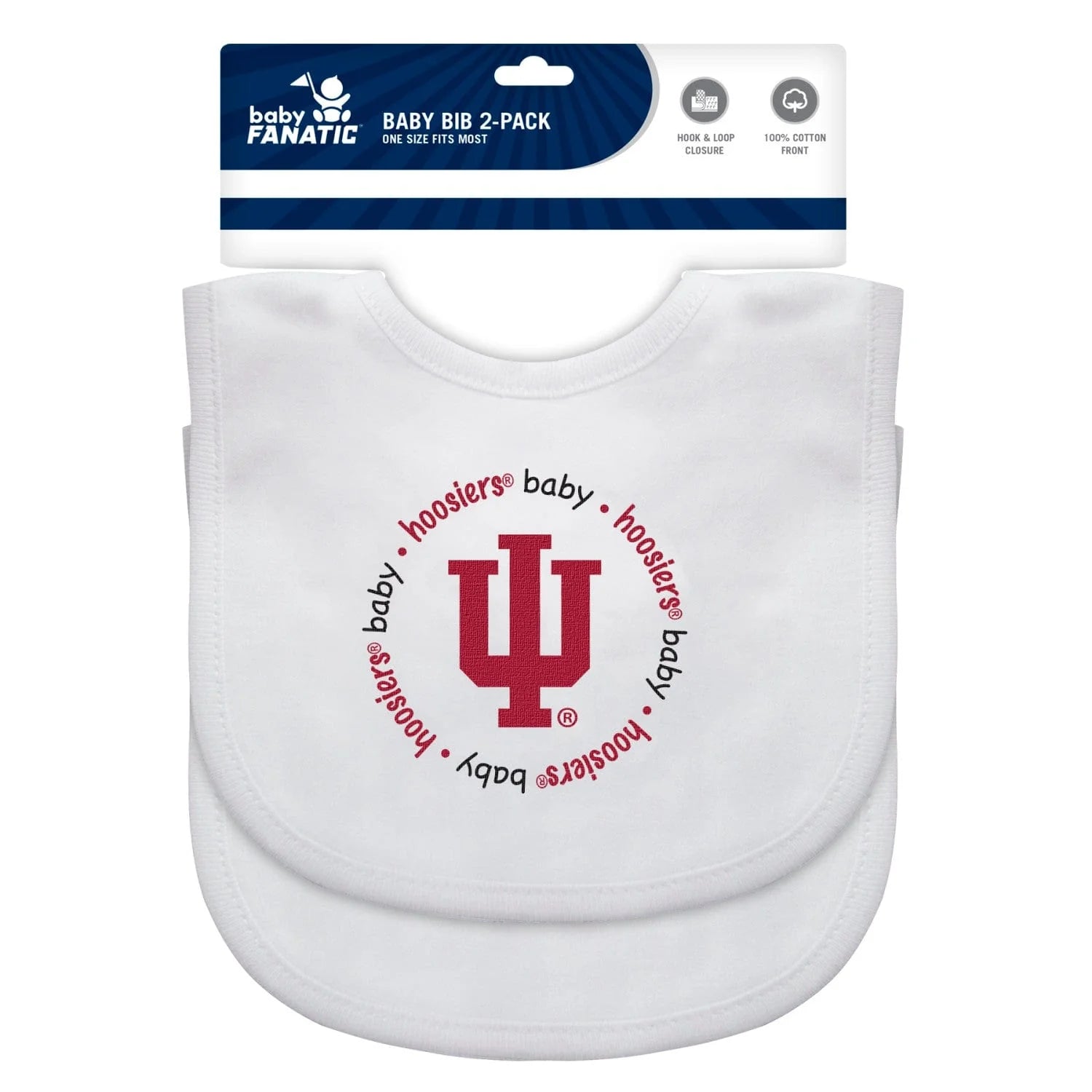 Indiana Hoosiers - Baby Bibs 2-Pack - Twinkle Twinkle Little One