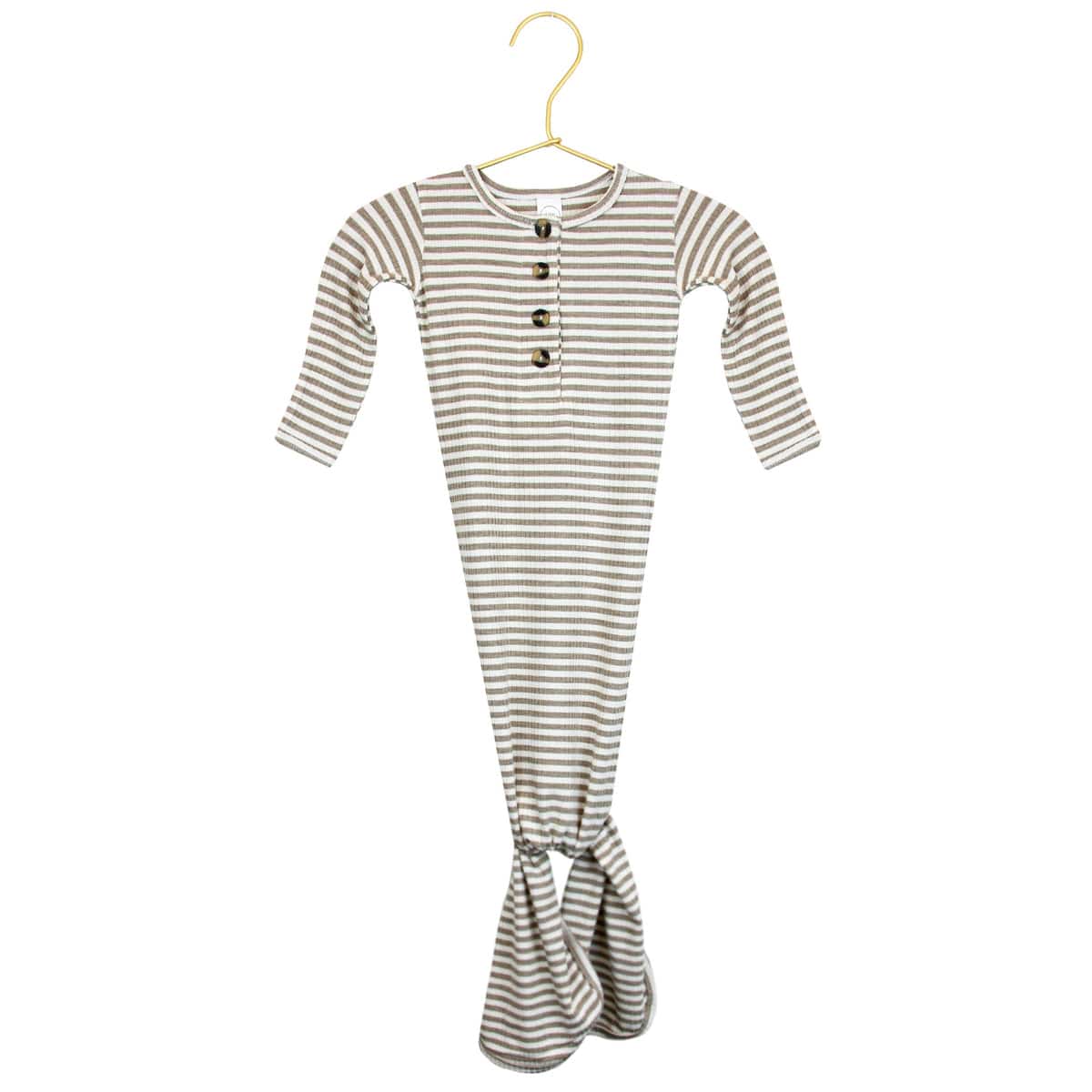 Indy Ribbed Knotted Gown - Twinkle Twinkle Little One