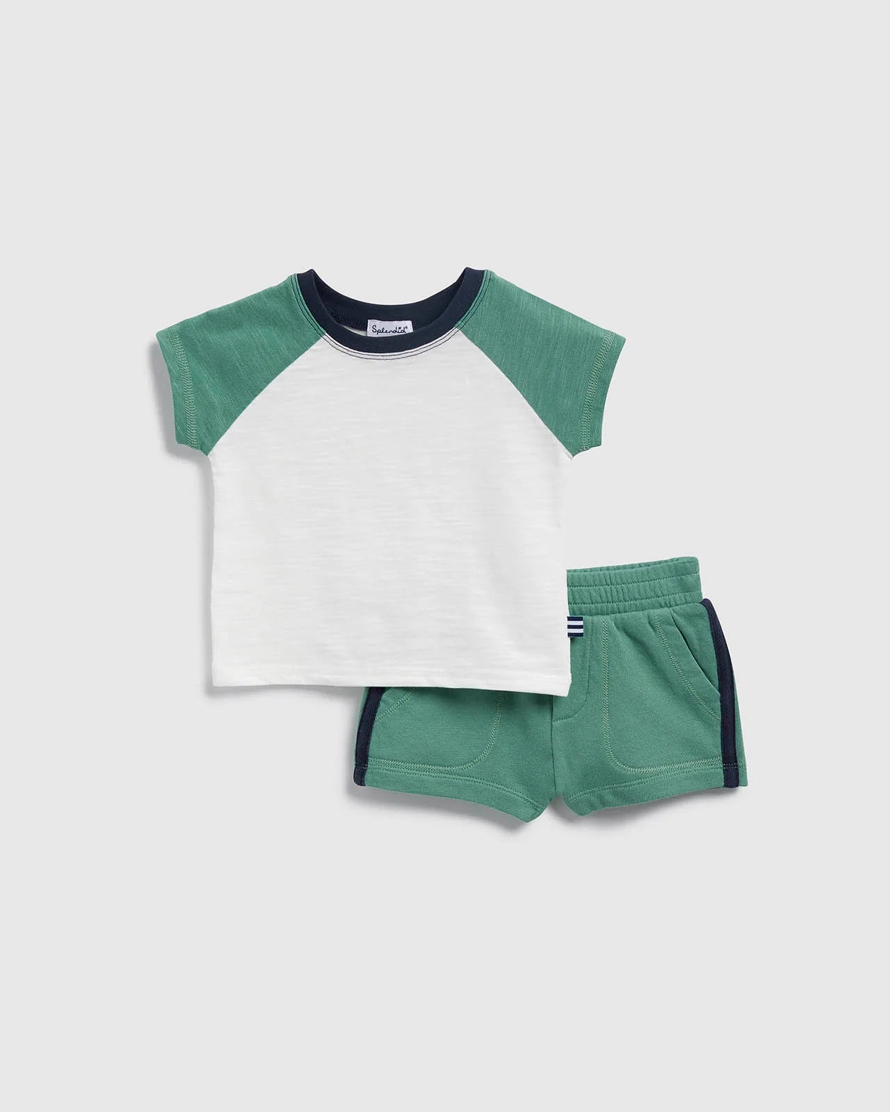 Infant Boy Oasis Two Tone Short Sleeve Tee Set