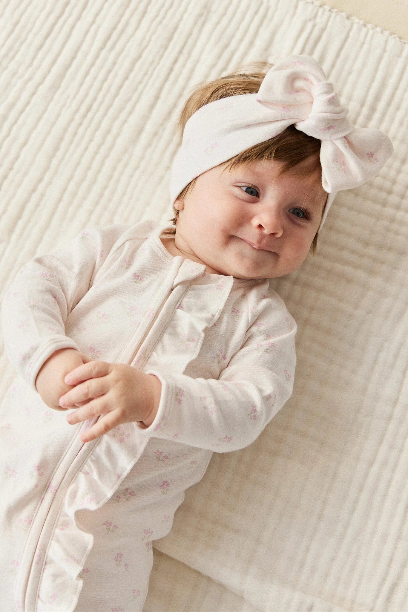 Organic Cotton Melanie Onepiece - Pauline Pink - Twinkle Twinkle Little One
