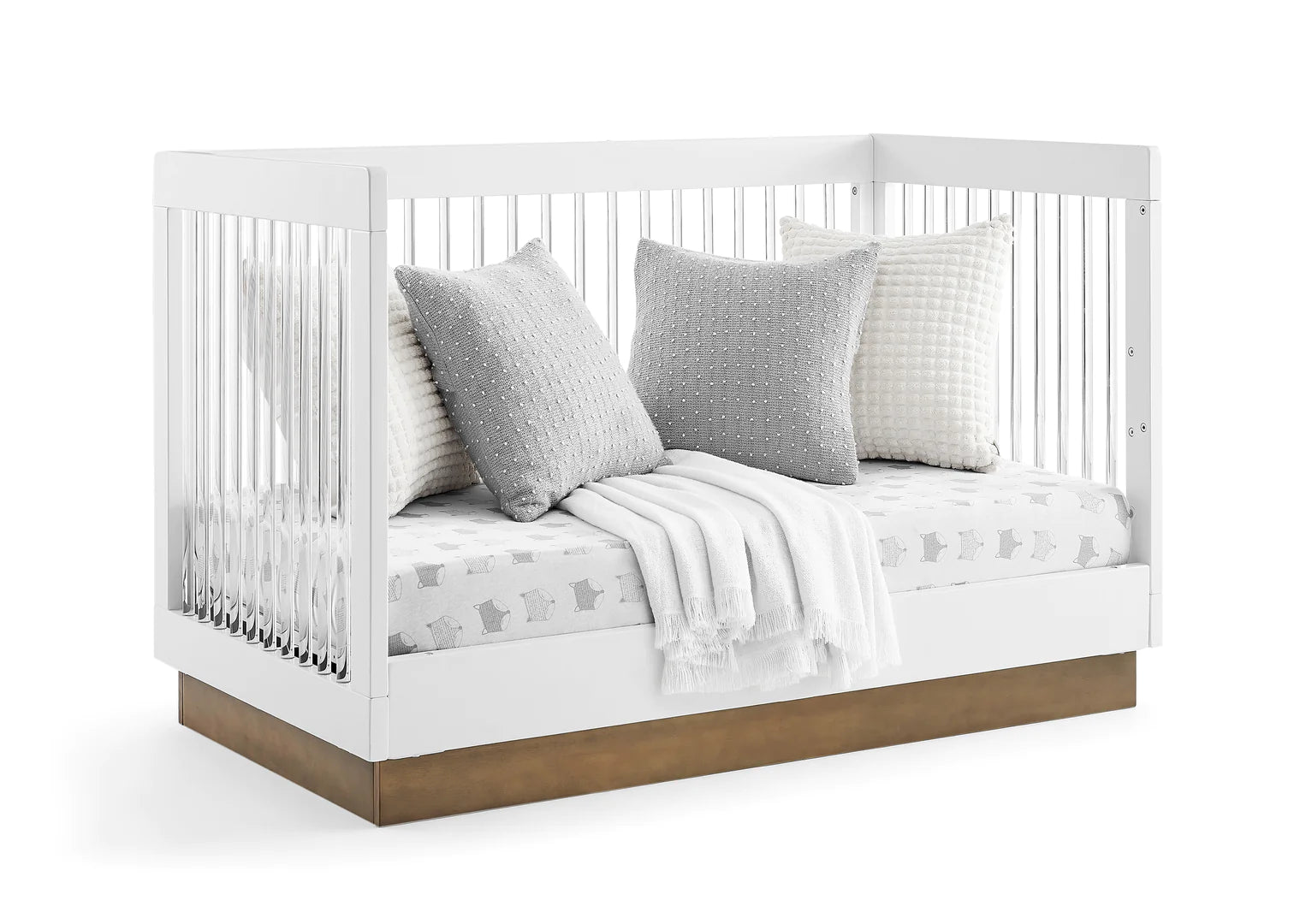 Charlie 4-in-1 Acrylic Convertible Crib - Twinkle Twinkle Little One