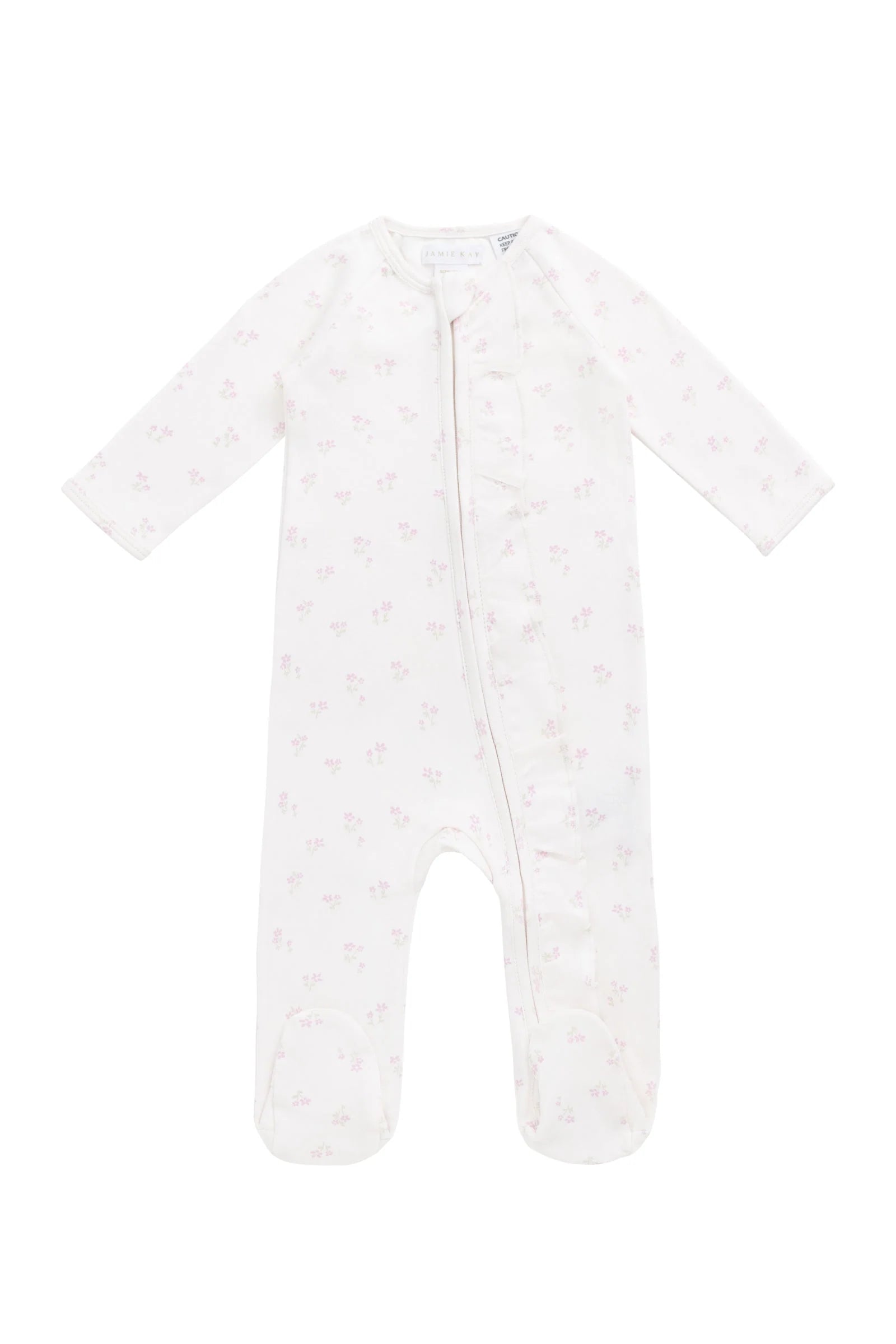Organic Cotton Melanie Onepiece - Pauline Pink - Twinkle Twinkle Little One