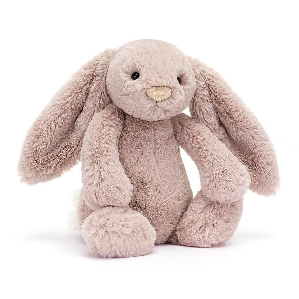 Jellycat Medium Bashful Luxe Rosa Bunny - Twinkle Twinkle Little One