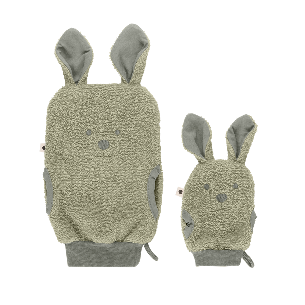 Kangaroo Bath Mitts Wash Cloth - Twinkle Twinkle Little One