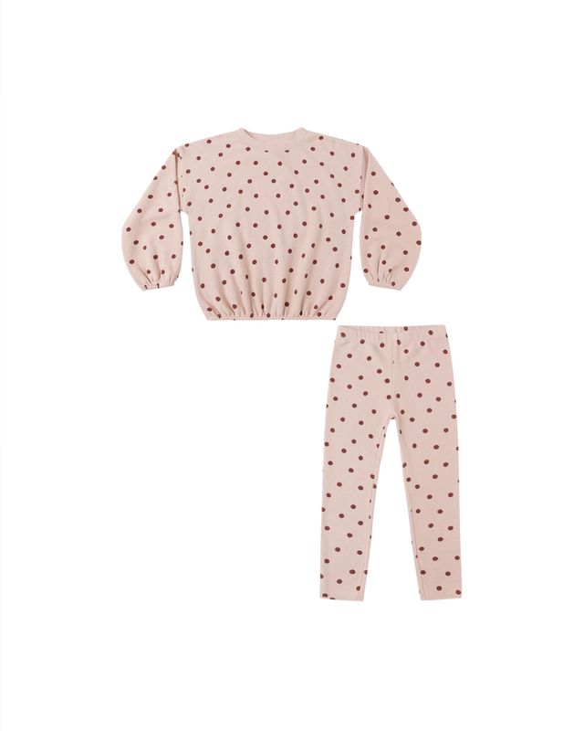 Spongey Knit Set || Polka Dot - Twinkle Twinkle Little One