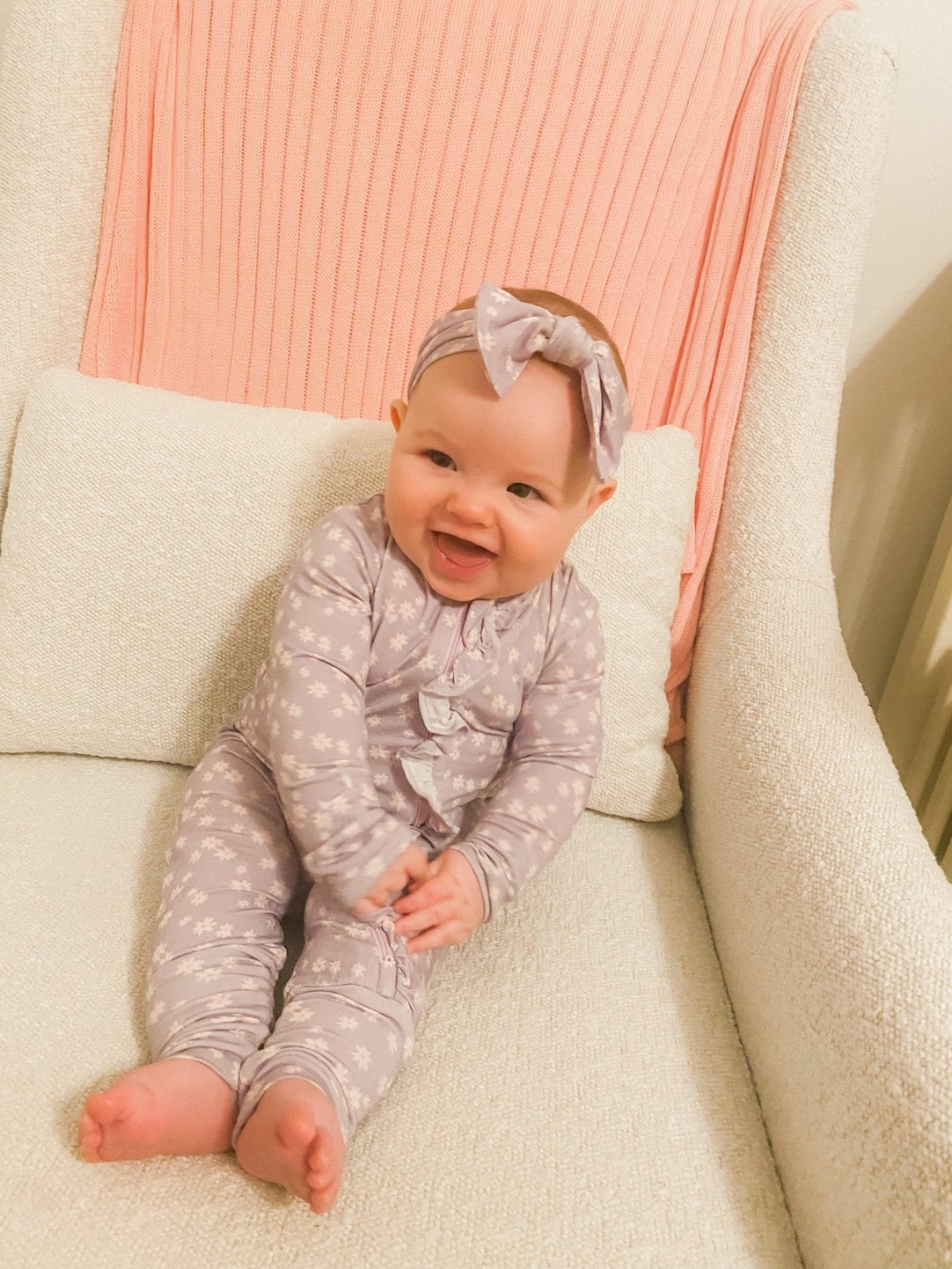 Lilac Posies - Bamboo Sleeper - Twinkle Twinkle Little One