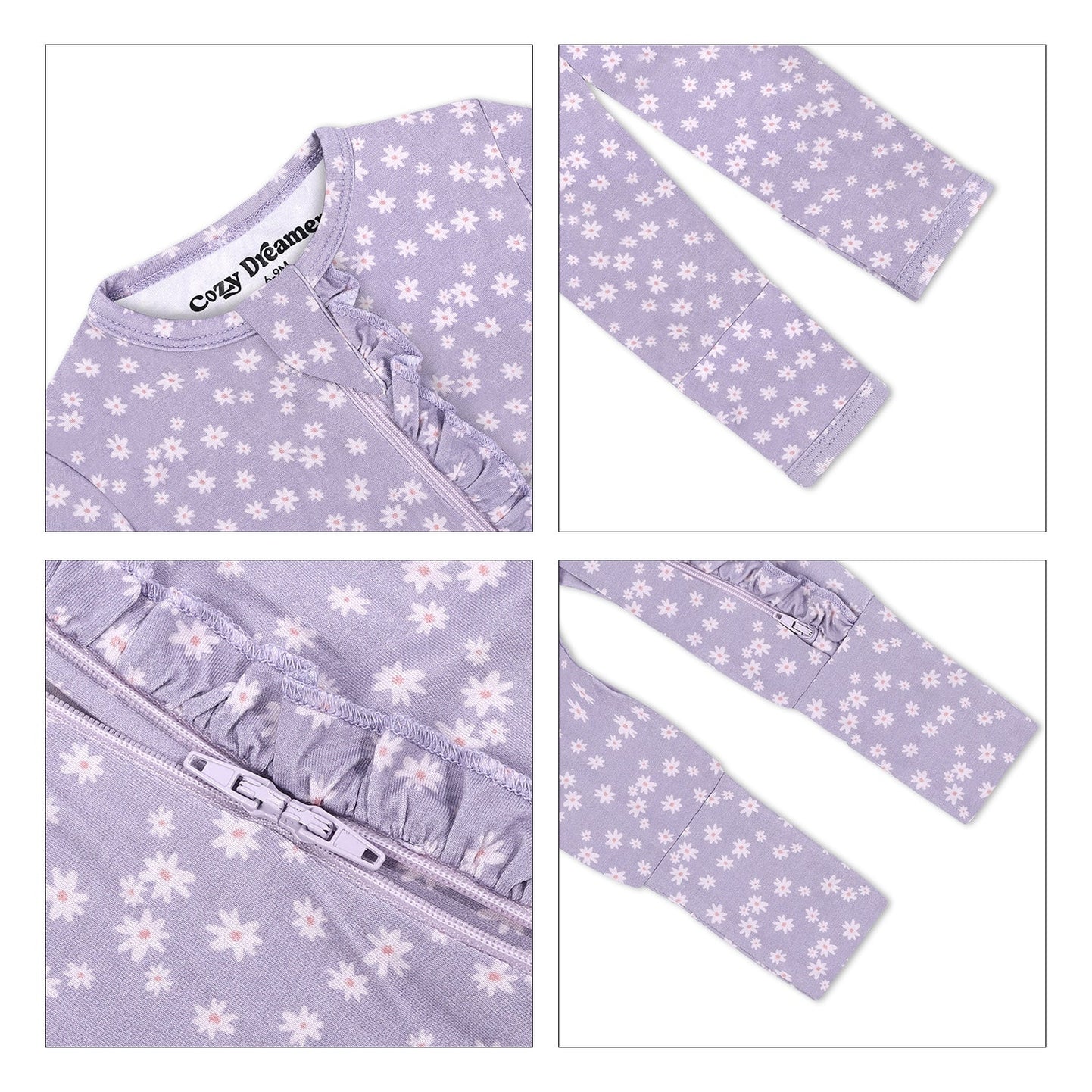 Lilac Posies - Bamboo Sleeper - Twinkle Twinkle Little One