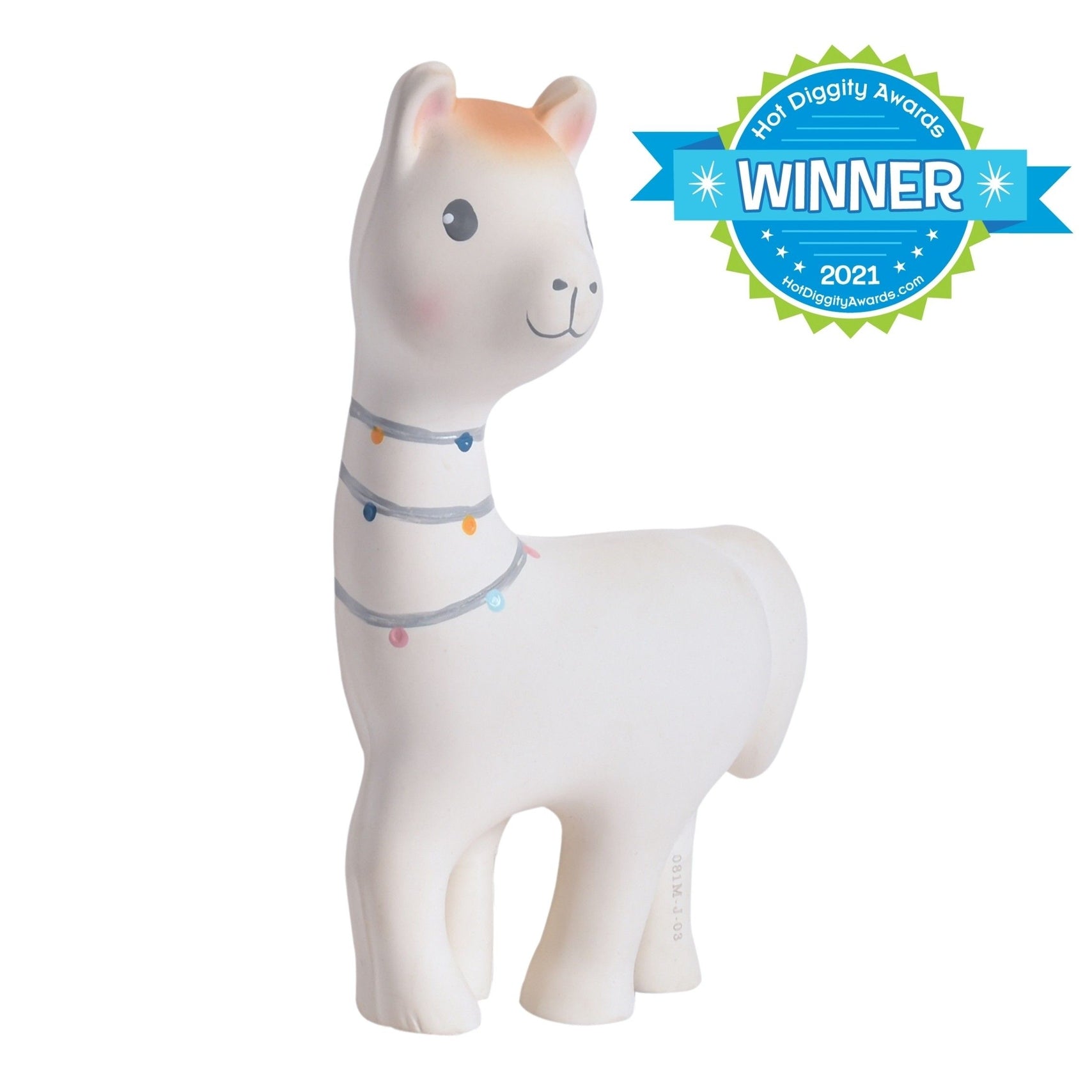 Lilith the Llama Organic Natural Rubber Teether Toy - Twinkle Twinkle Little One