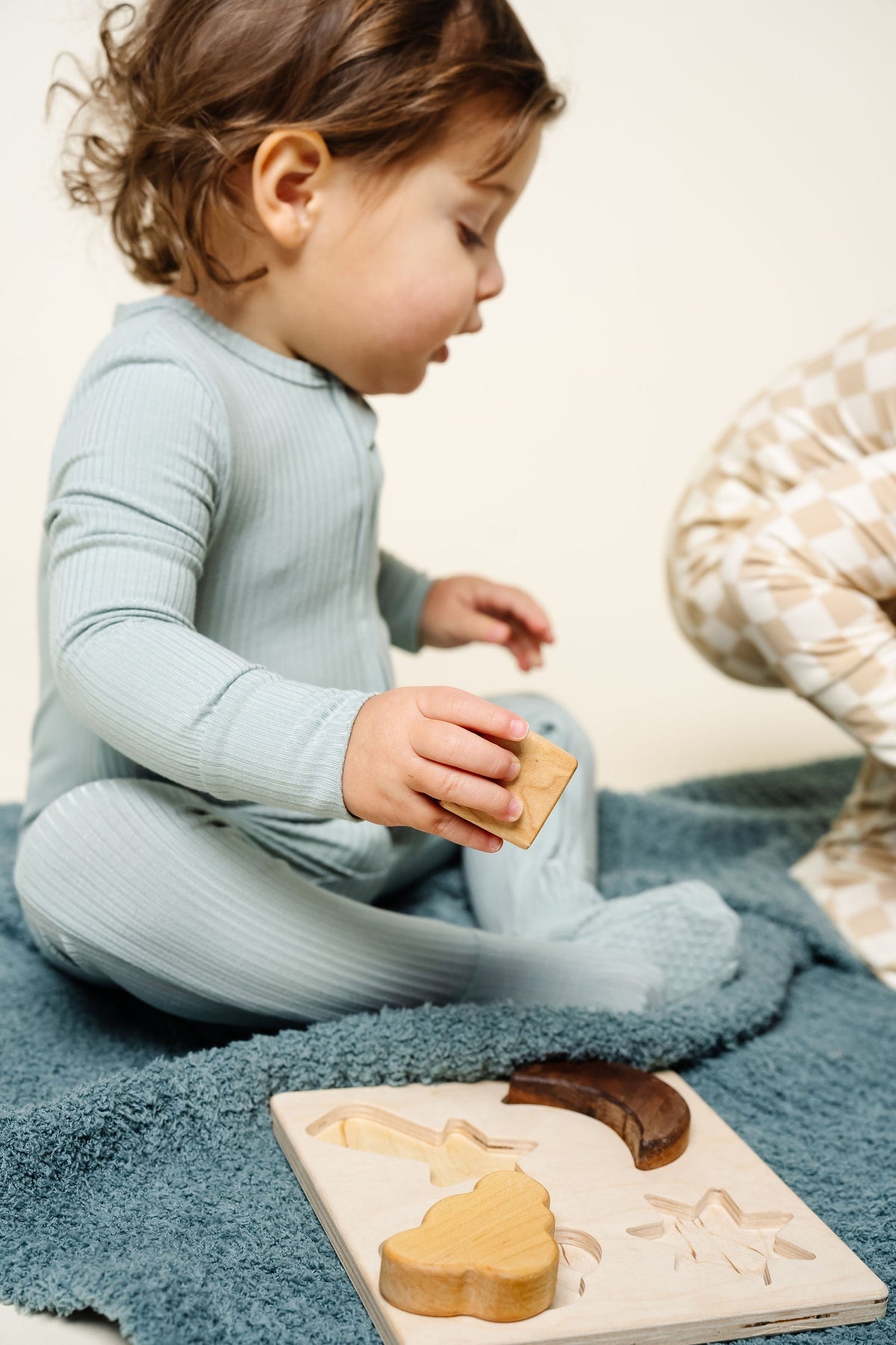 Lou Lou & Company Bailey Ribbed Footie - Twinkle Twinkle Little One