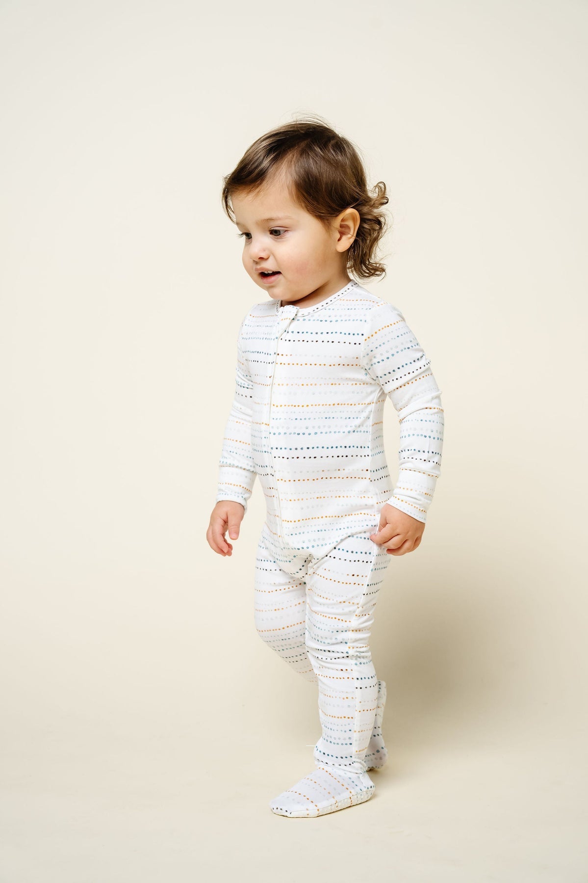 Lou Lou & Company Conrad Zipper Footie - Twinkle Twinkle Little One