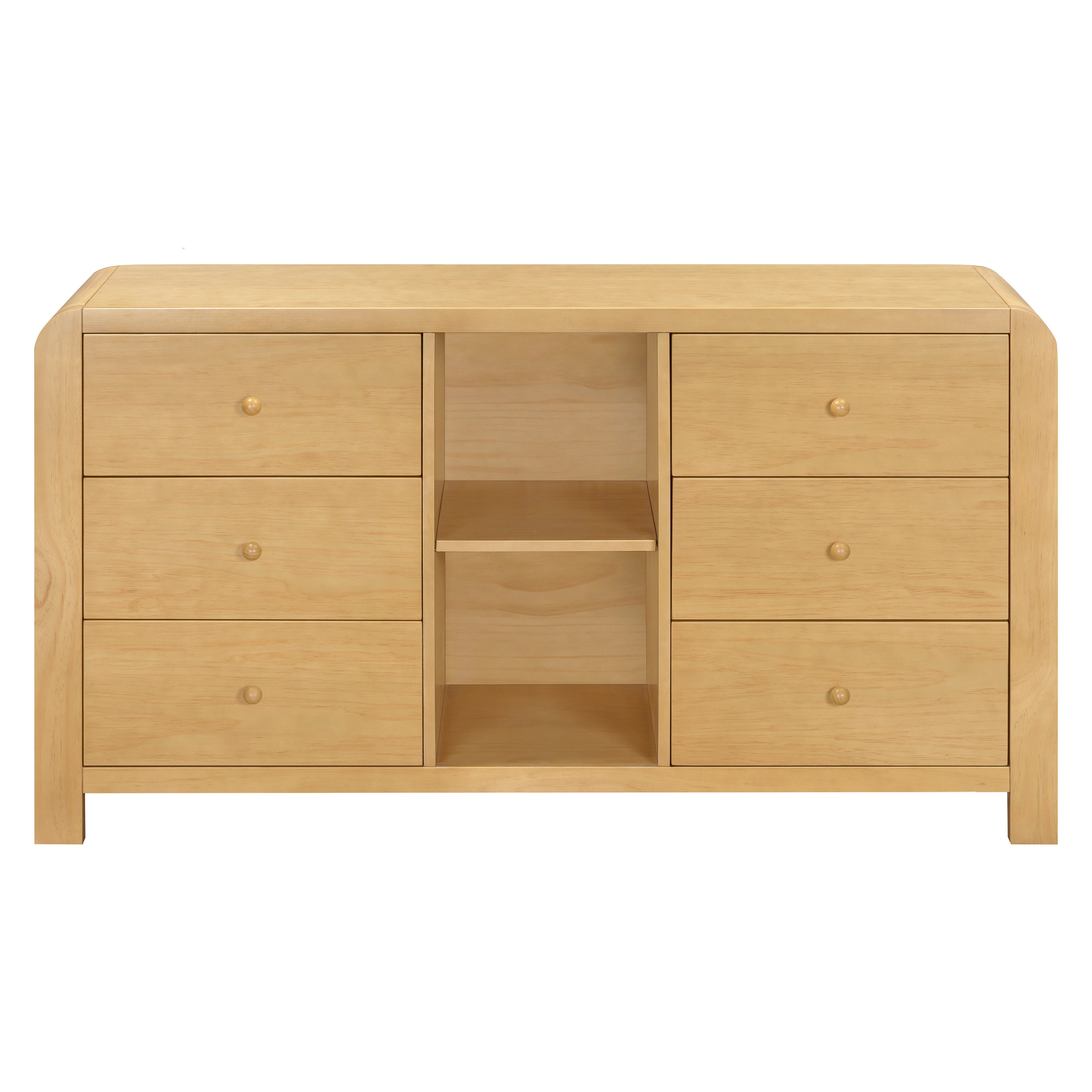 Babyletto TipToe 6-Drawer Extra Wide Dresser with Cubbies (62")