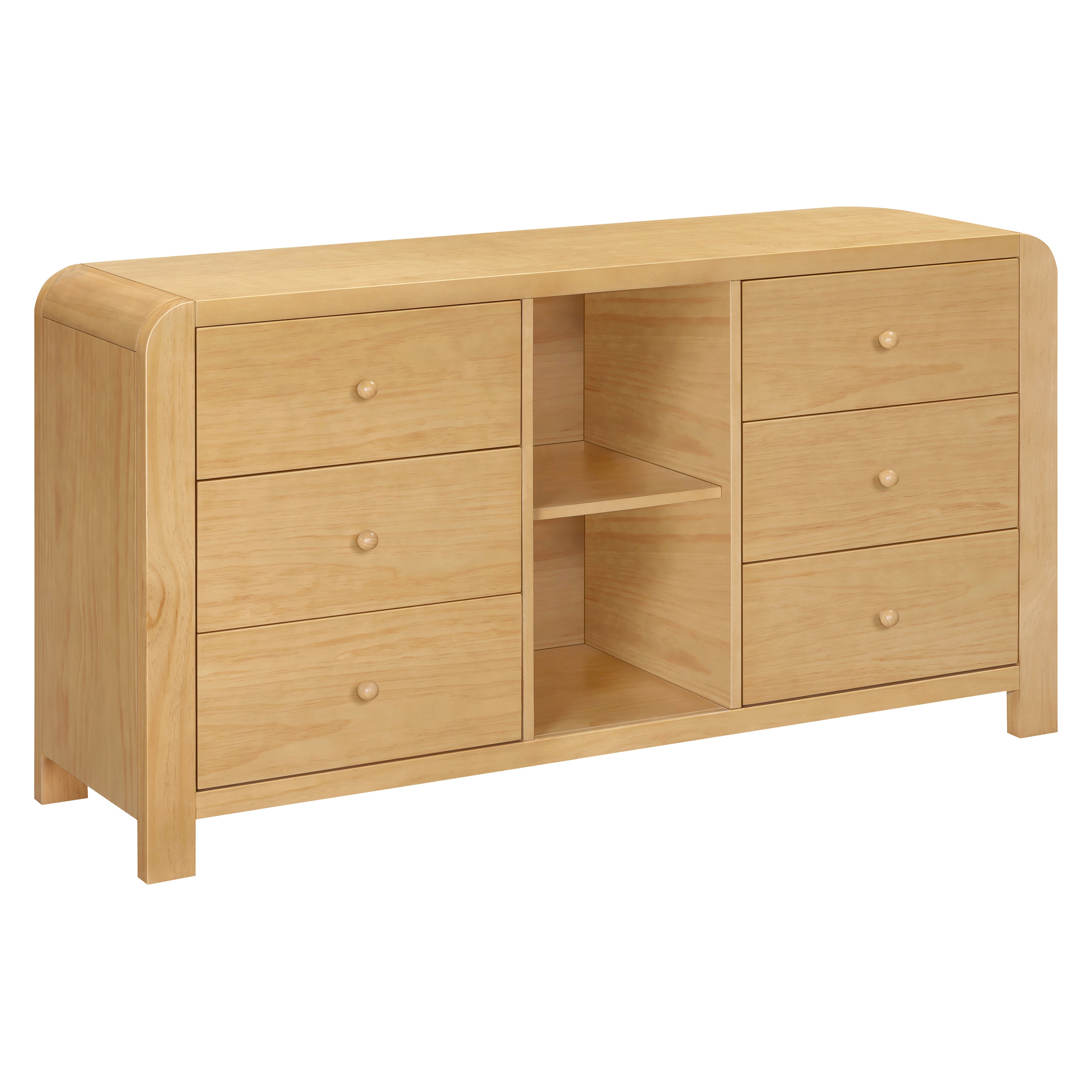 Babyletto TipToe 6-Drawer Extra Wide Dresser with Cubbies (62")