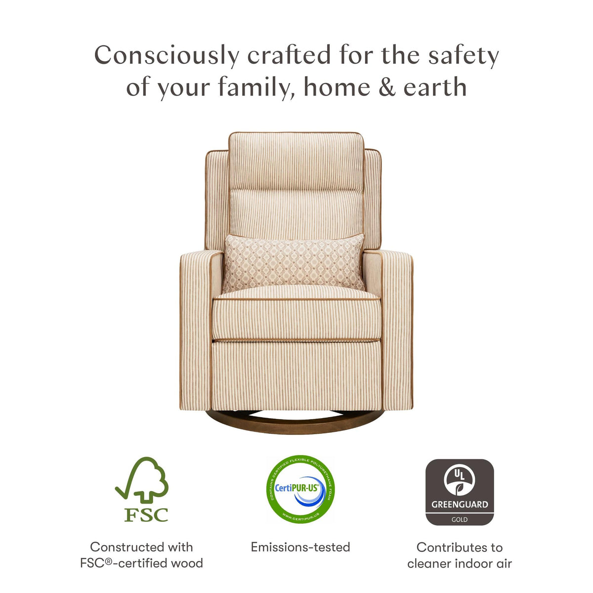 Nate Berkus x Babyletto Sigi Pro Power Recliner