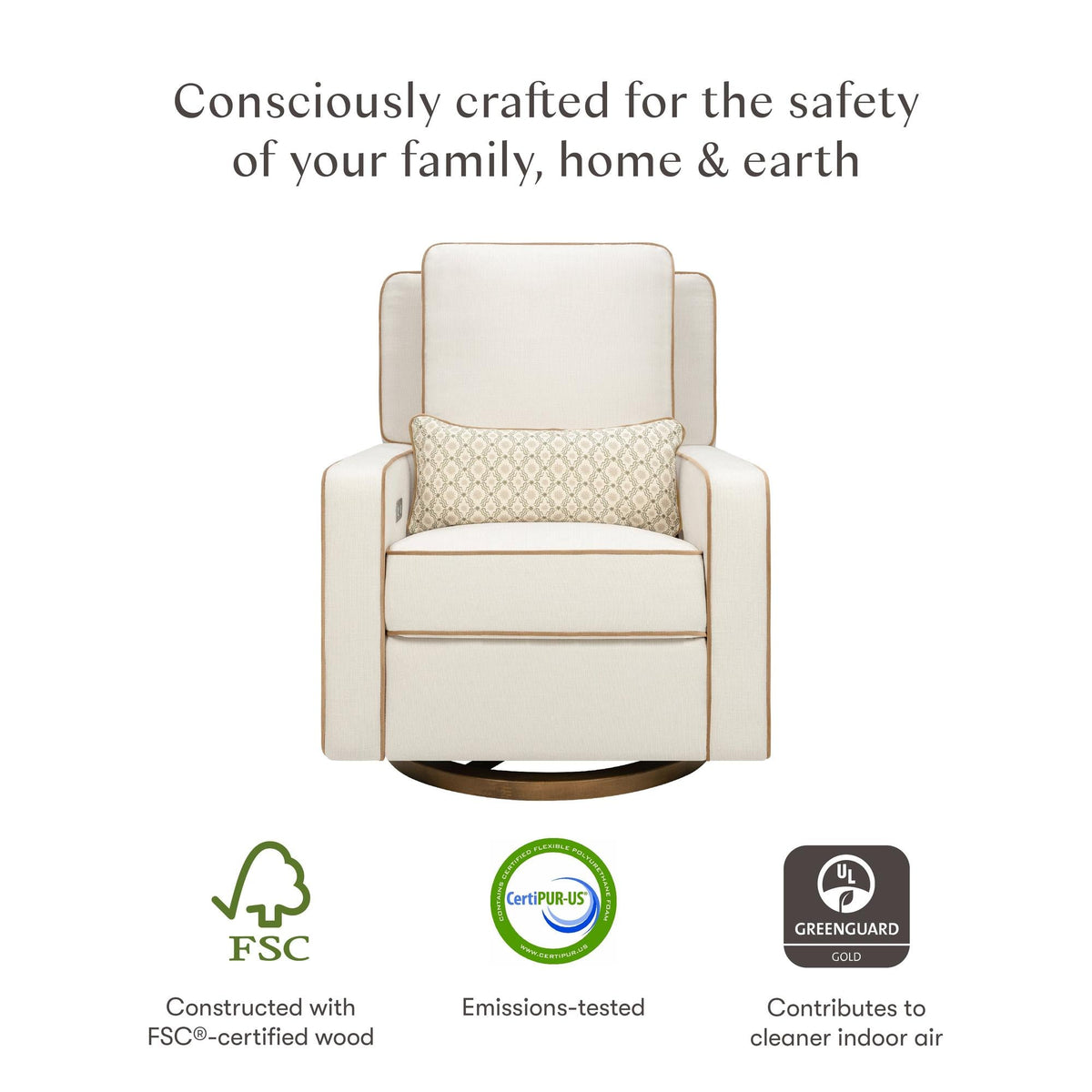 Nate Berkus x Babyletto Sigi Power Recliner