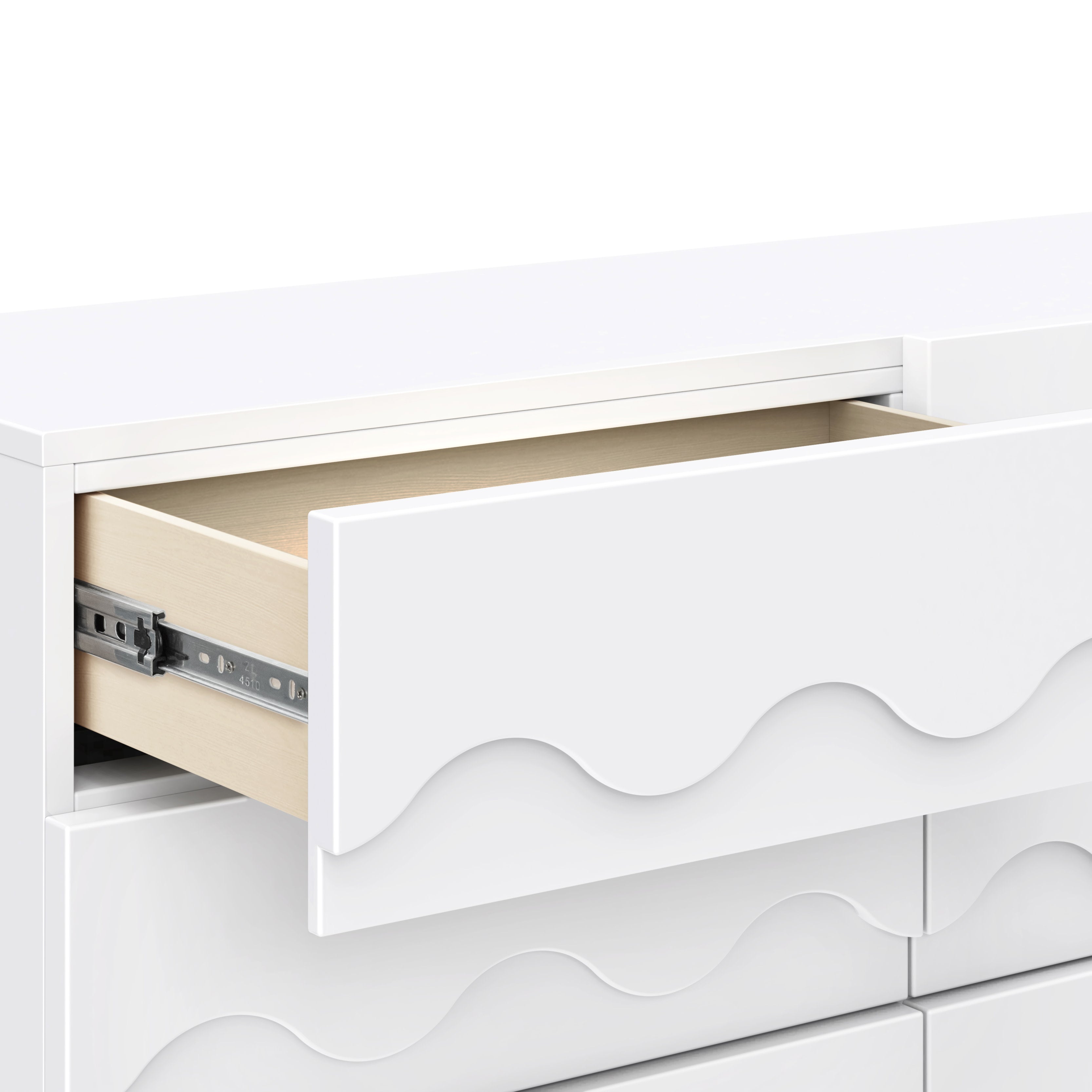 Babyletto Lido Wave 6-Drawer Wide Dresser (56")
