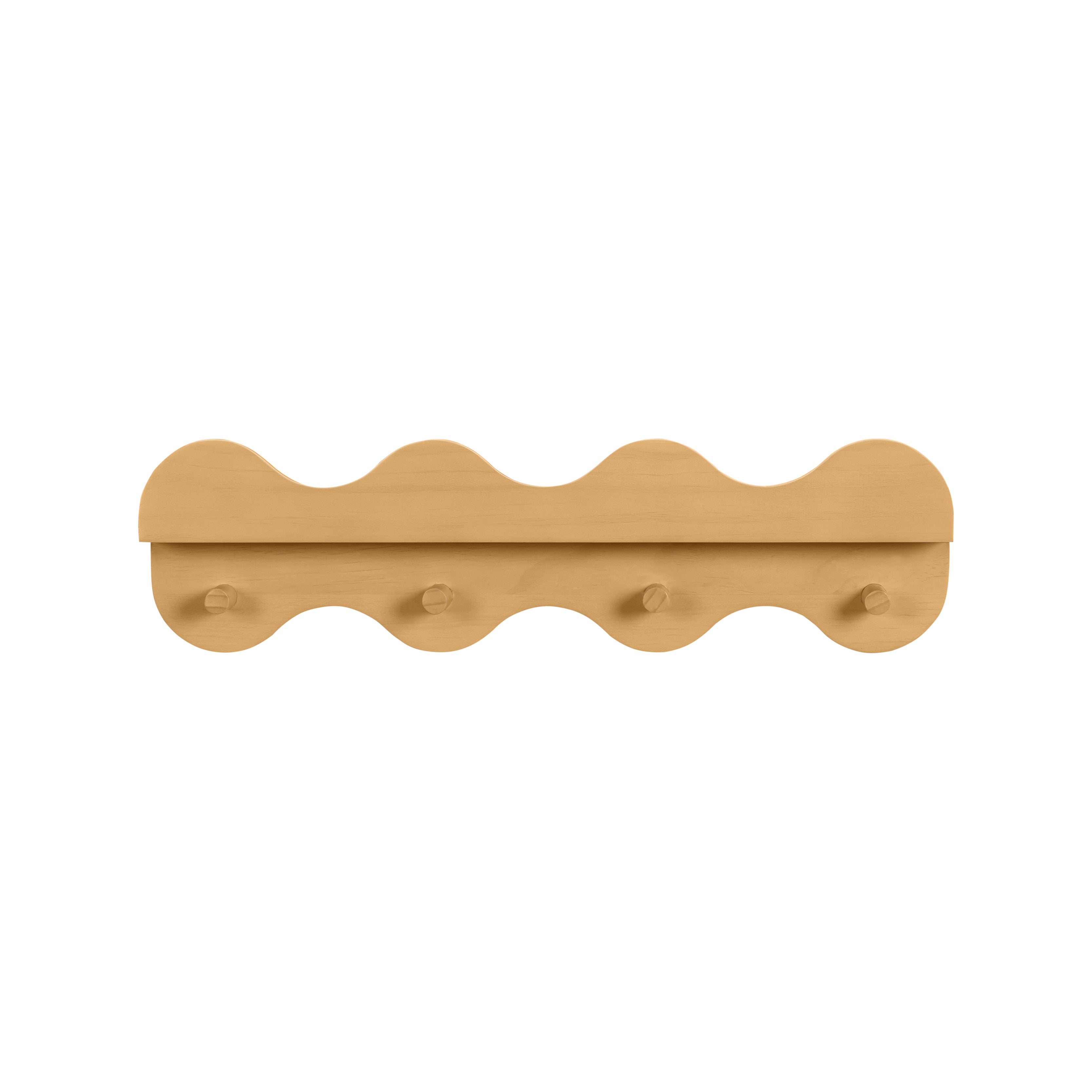 Babyletto Lido Wave Bookshelf with Hooks