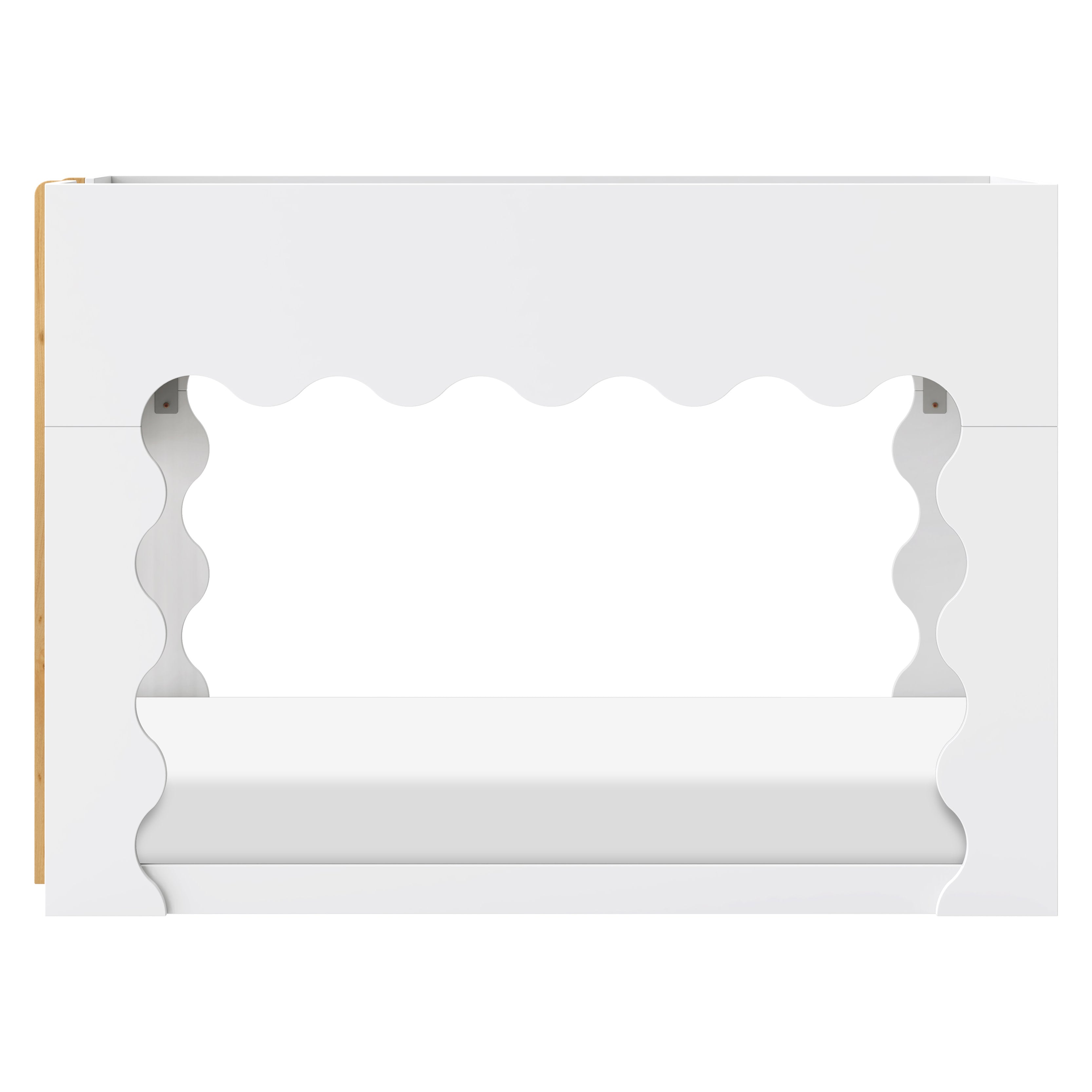 Babyletto Lido Wave Convertible Low Loft Twin Bed