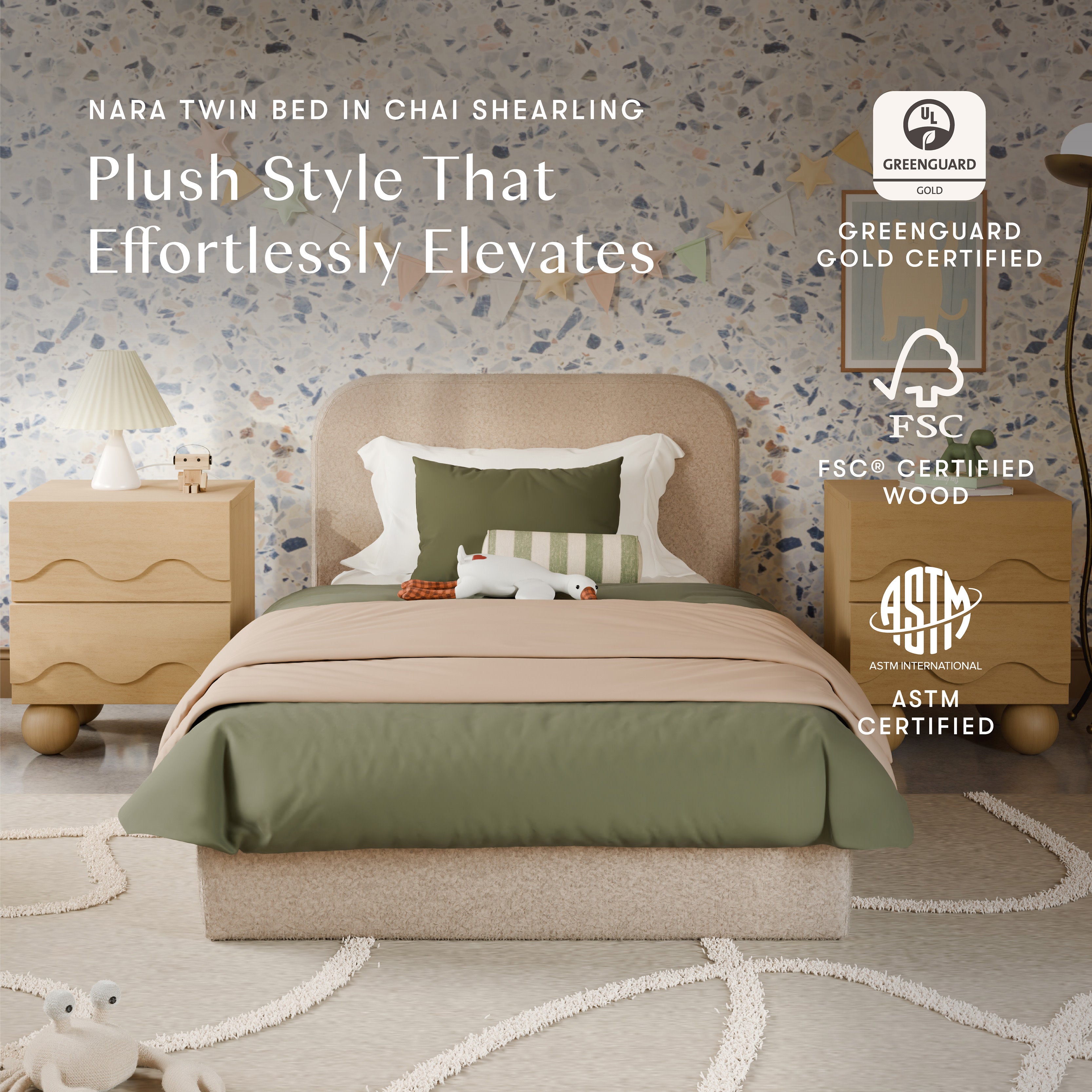 Babyletto Nara Twin Floor Bed