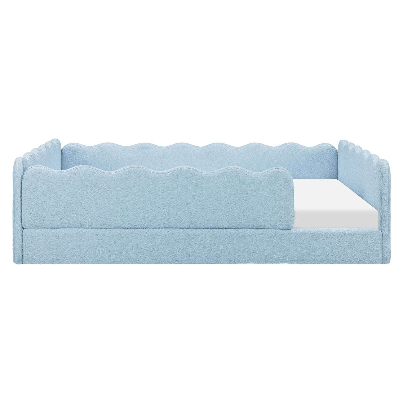 Babyletto Rizo Montessori-Inspired Full Floor Bed with Guardrails