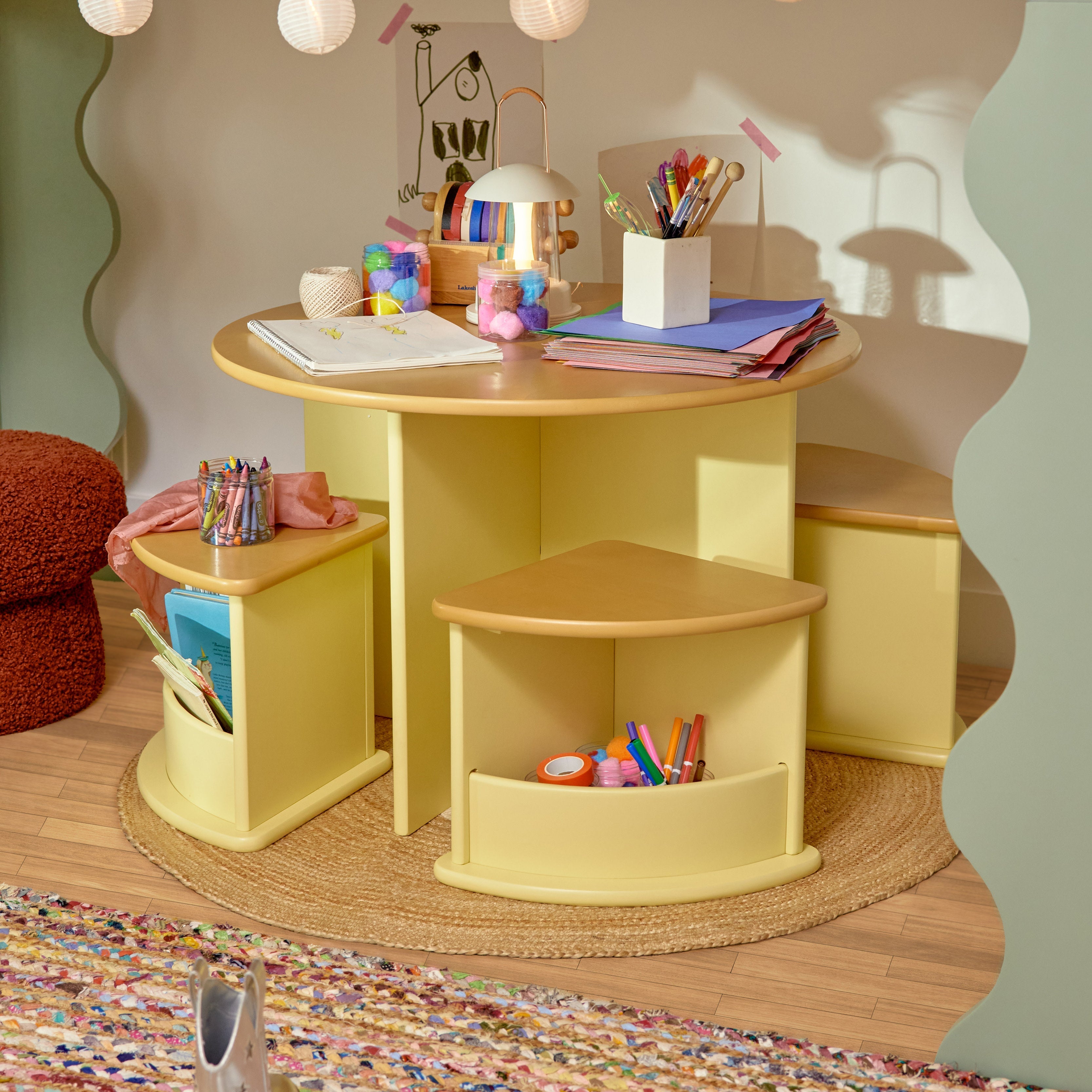 Babyletto Nessa Nesting Play Table & Chair Set