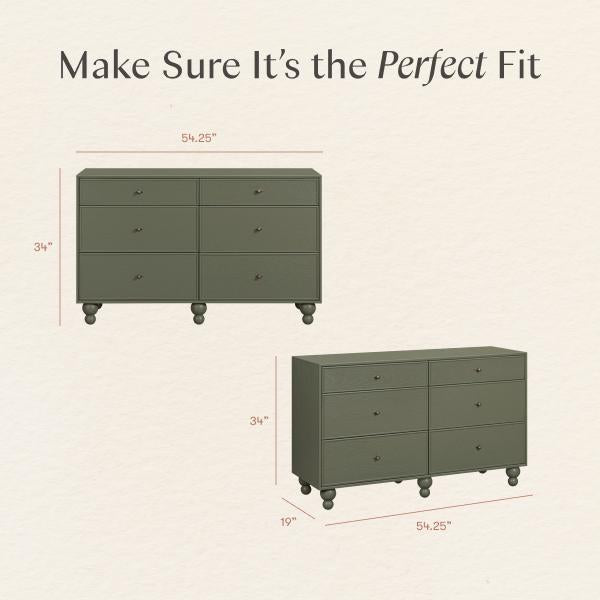 Nate Berkus x Babyletto Astre 6-Drawer Dresser