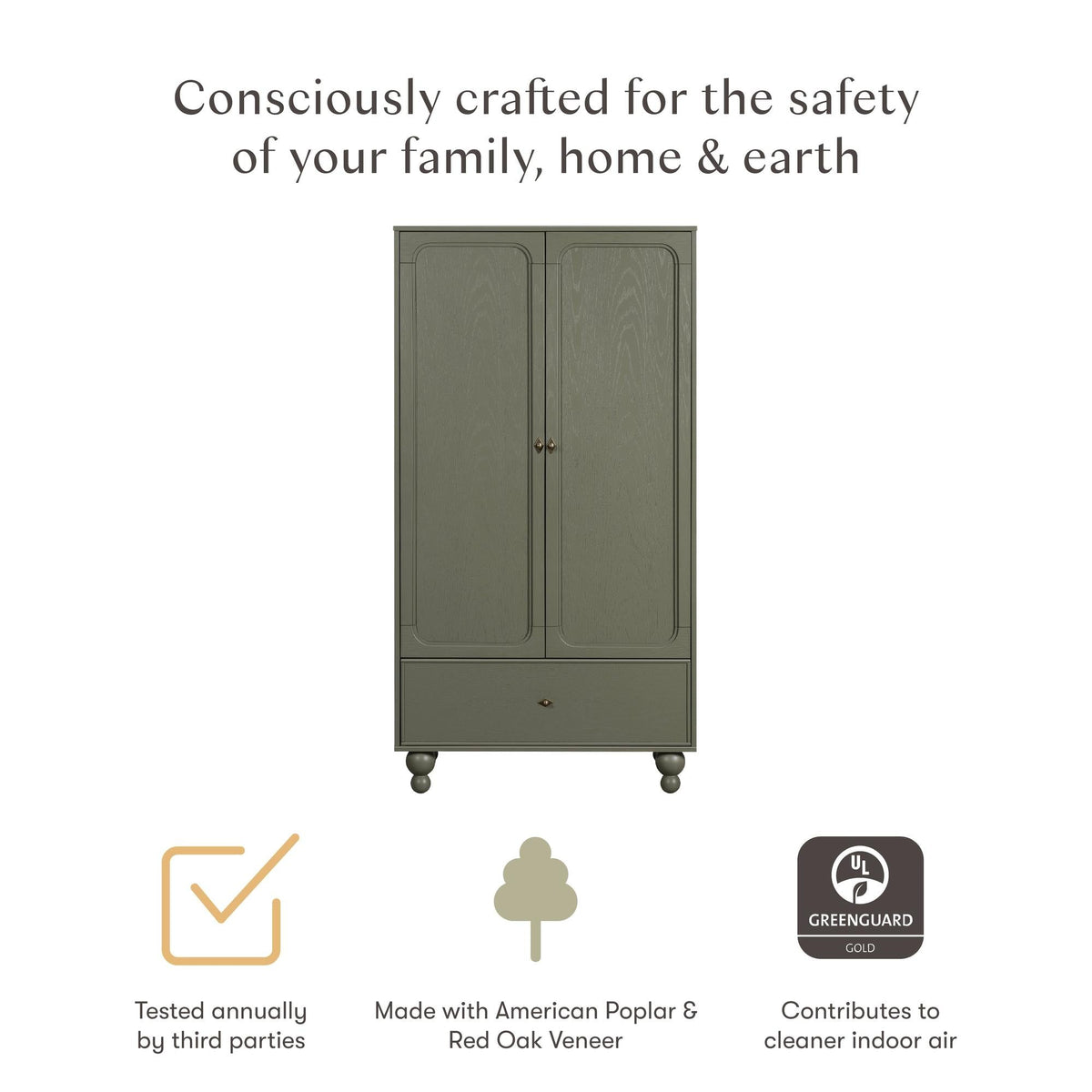 Nate Berkus x Babyletto Astre Armoire
