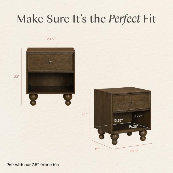 Nate Berkus x Babyletto Astre Nightstand