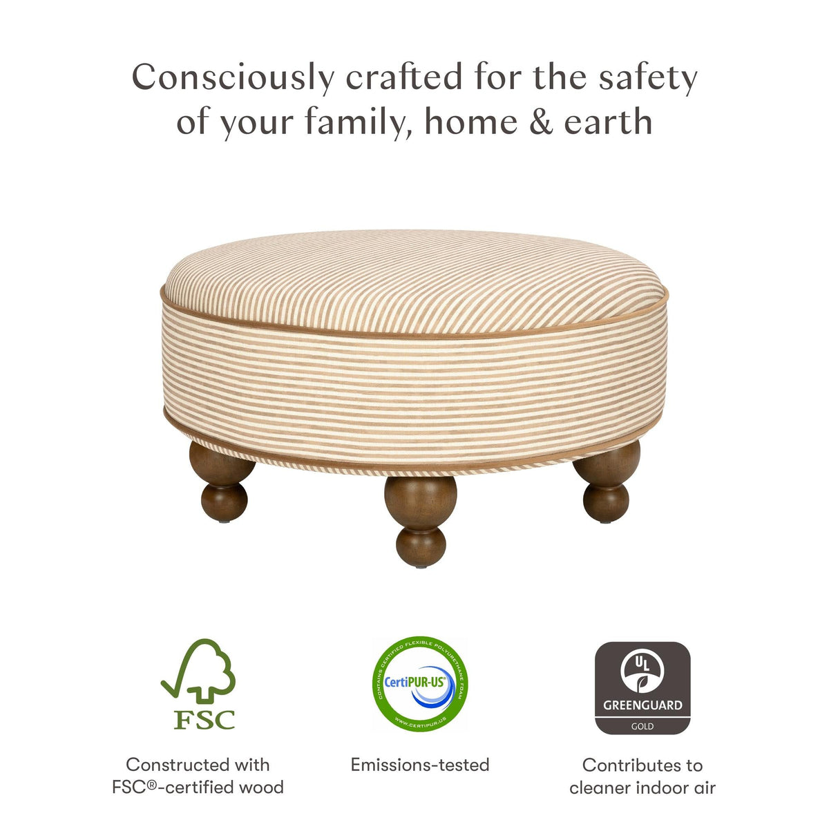 Nate Berkus x Babyletto Astre Ottoman