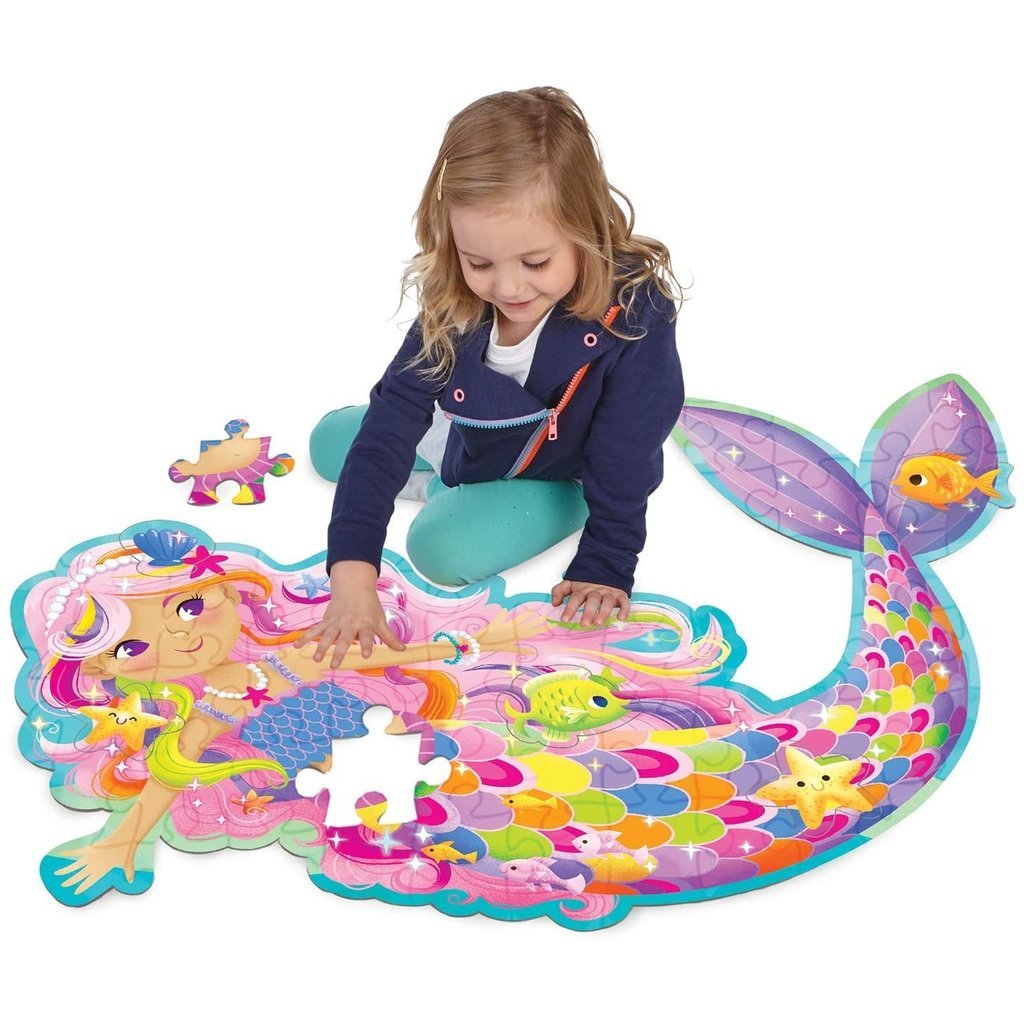 Magical Mermaid Floor Puzzle 44 Pieces - Twinkle Twinkle Little One