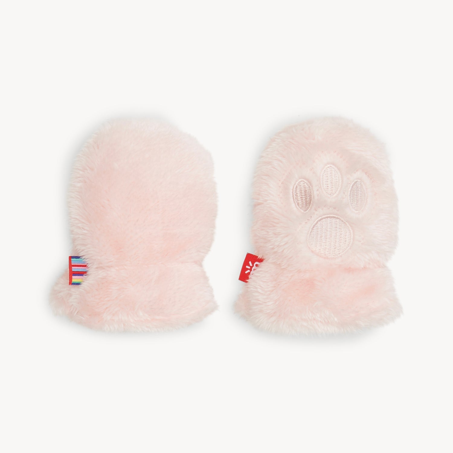 Magnetic Me Pink Blossom Minky Bear Mittens