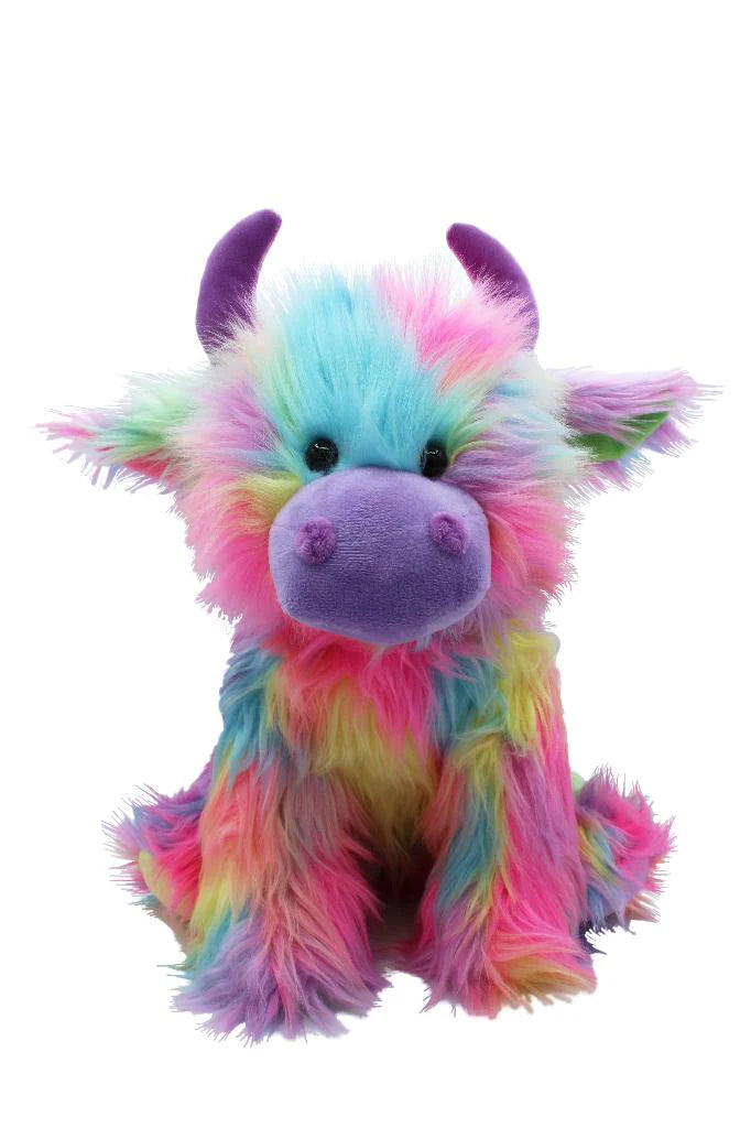 Extra Large Highland Cow - Rainbow
