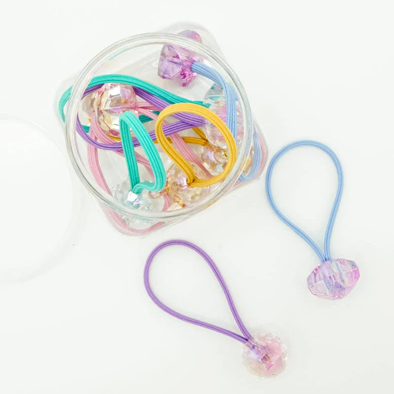 Iridescent Hair Elastic 10 Piece Box Set - Twinkle Twinkle Little One