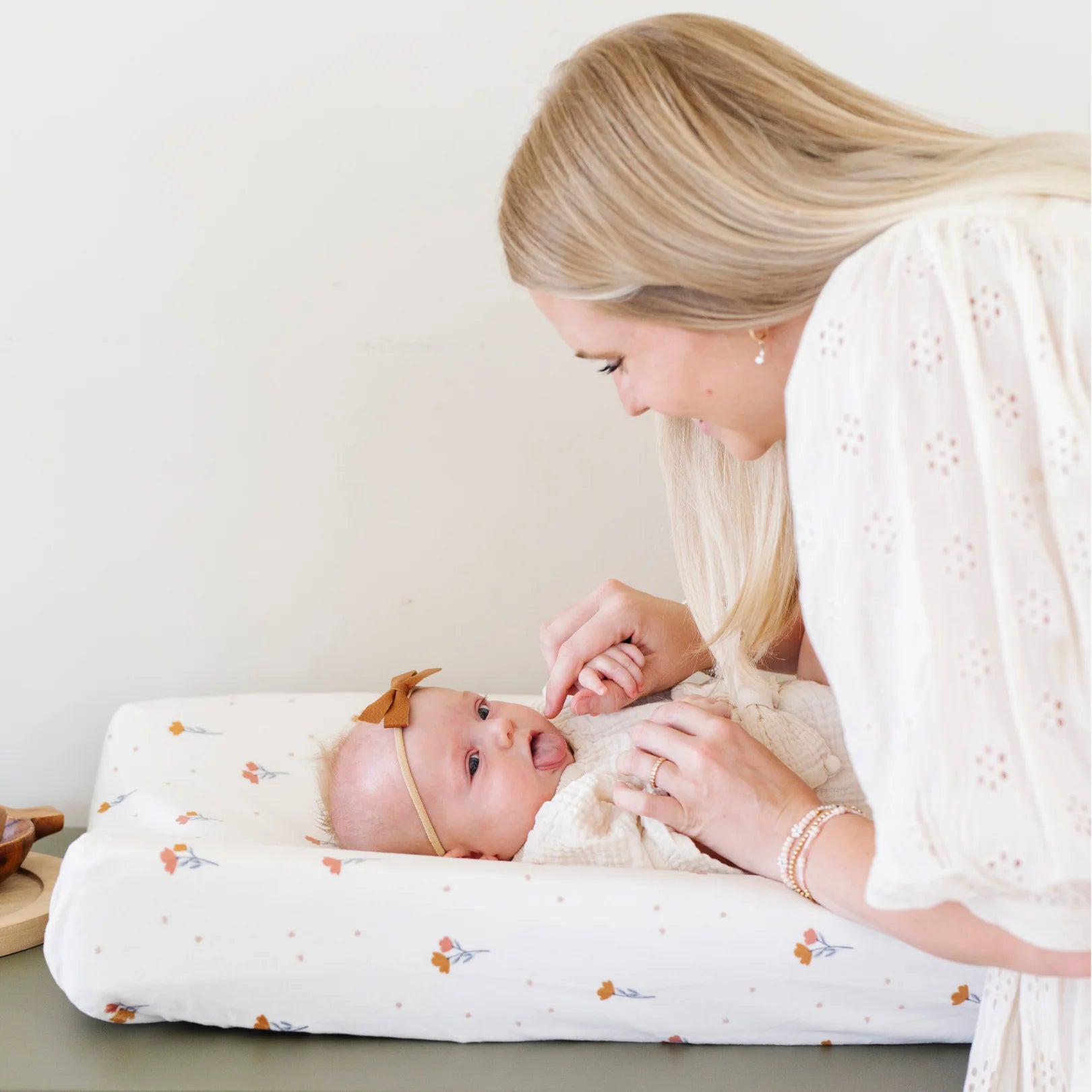 Minky Stretch Luxe Changing Pad Cover - Twinkle Twinkle Little One