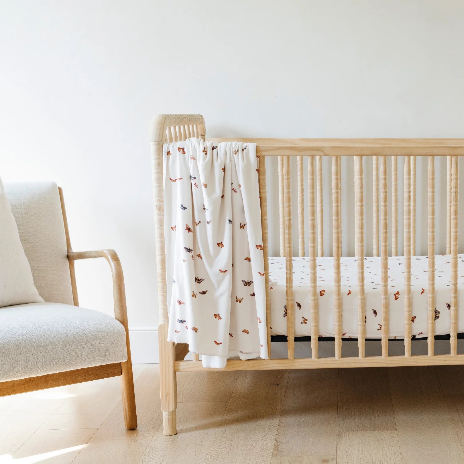 Minky Stretch Luxe Crib Sheet - Twinkle Twinkle Little One